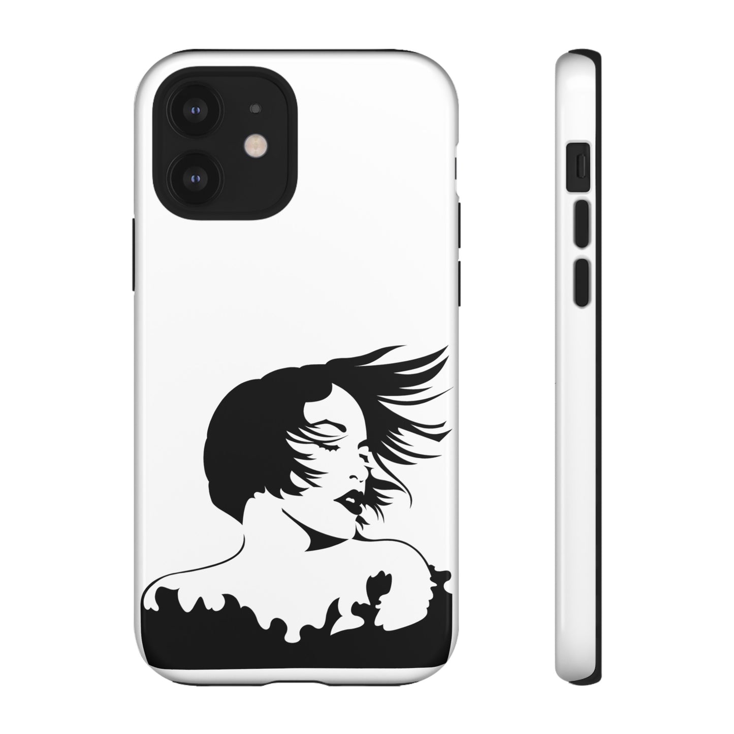 Woman In The Wind Phone Case | iPhone 15 Plus/ Pro, 14, 13, 12| Google Pixel 7, Pro, 5| Samsung Galaxy S23 All Major Phone Models