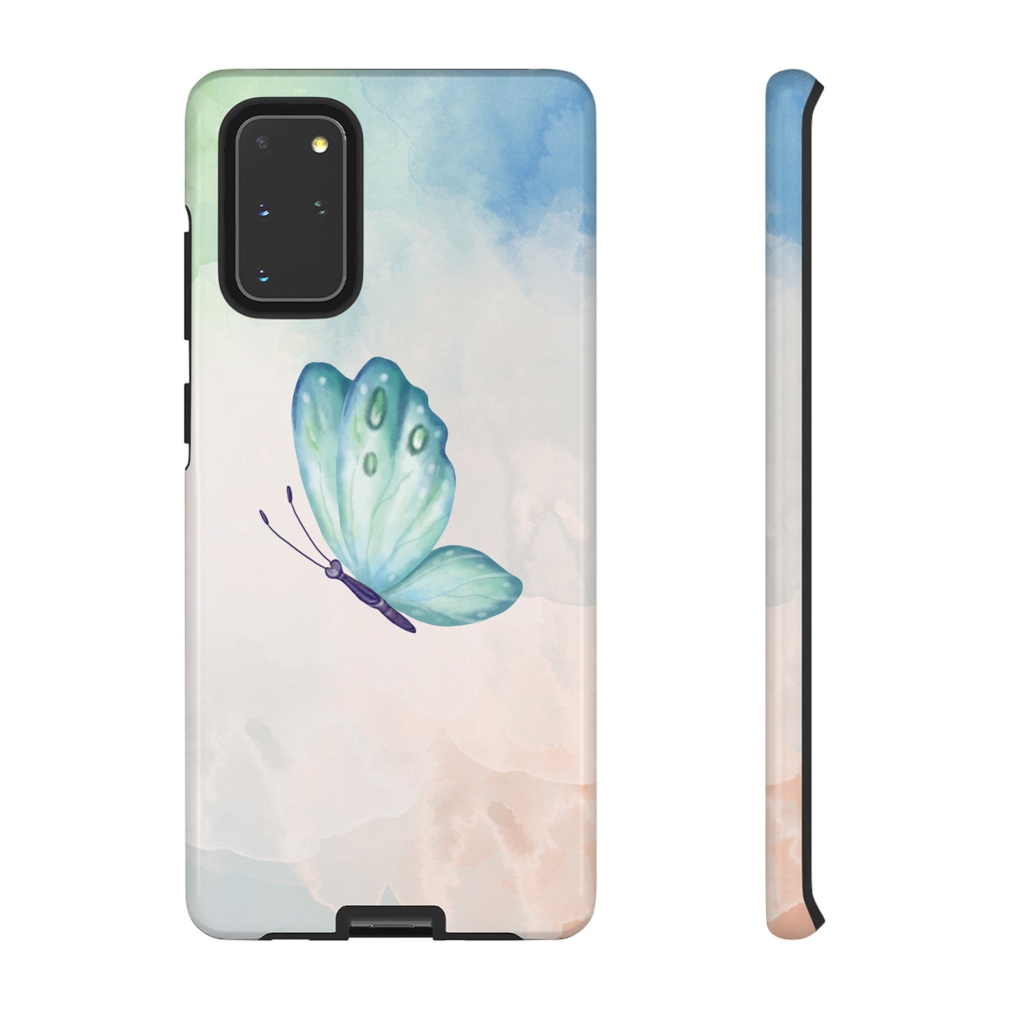 Blue Butterfly Wallpaper Phone Case  | iPhone 15 Plus/ Pro, 14, 13, 12| Google Pixel 7, Pro, 5| Samsung Galaxy S23 All Major Phone Models