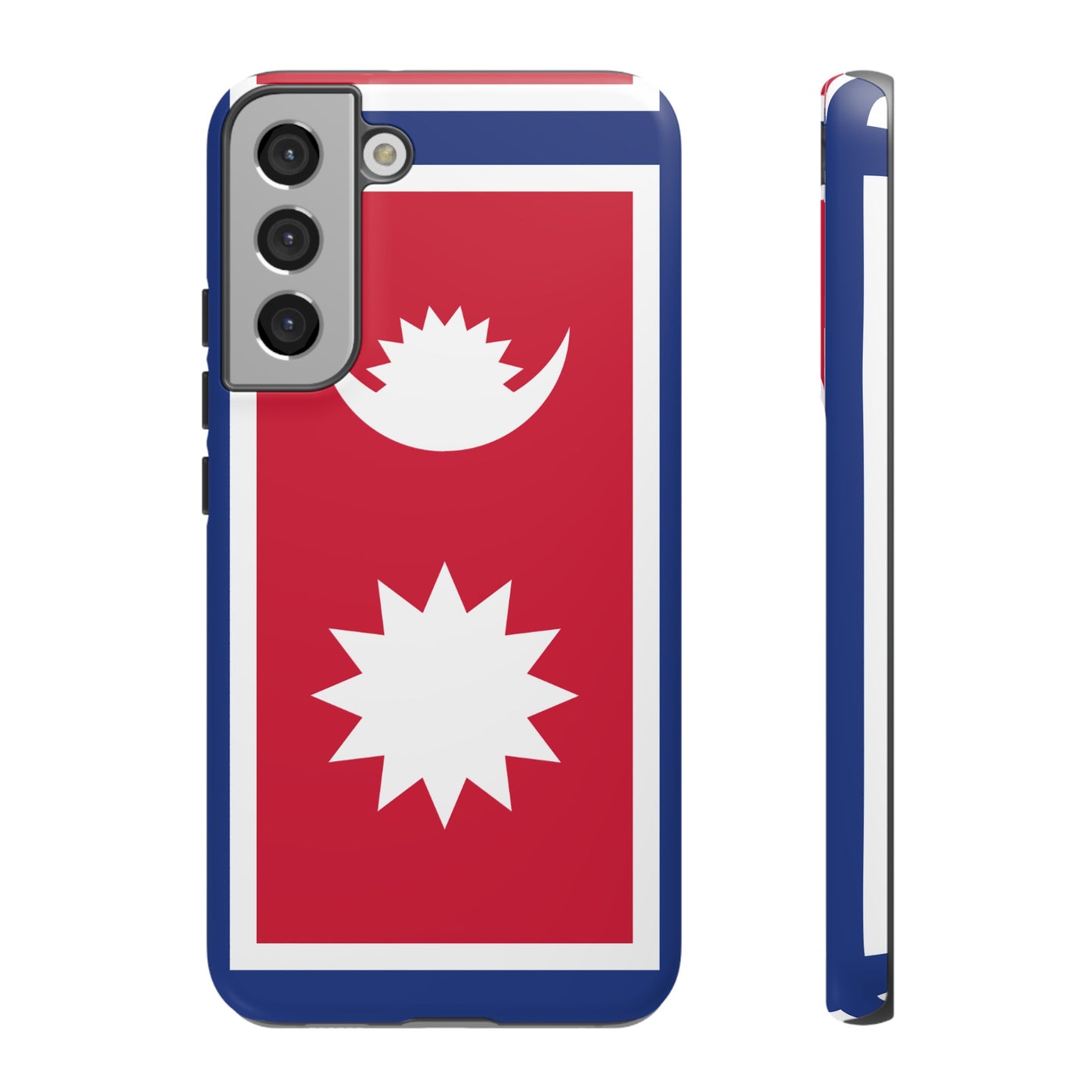 Nepal Flag Phone Case | iPhone 15 Plus/ Pro, 14, 13, 12| Google Pixel 7, Pro, 5| Samsung Galaxy S23 All Major Phone Models