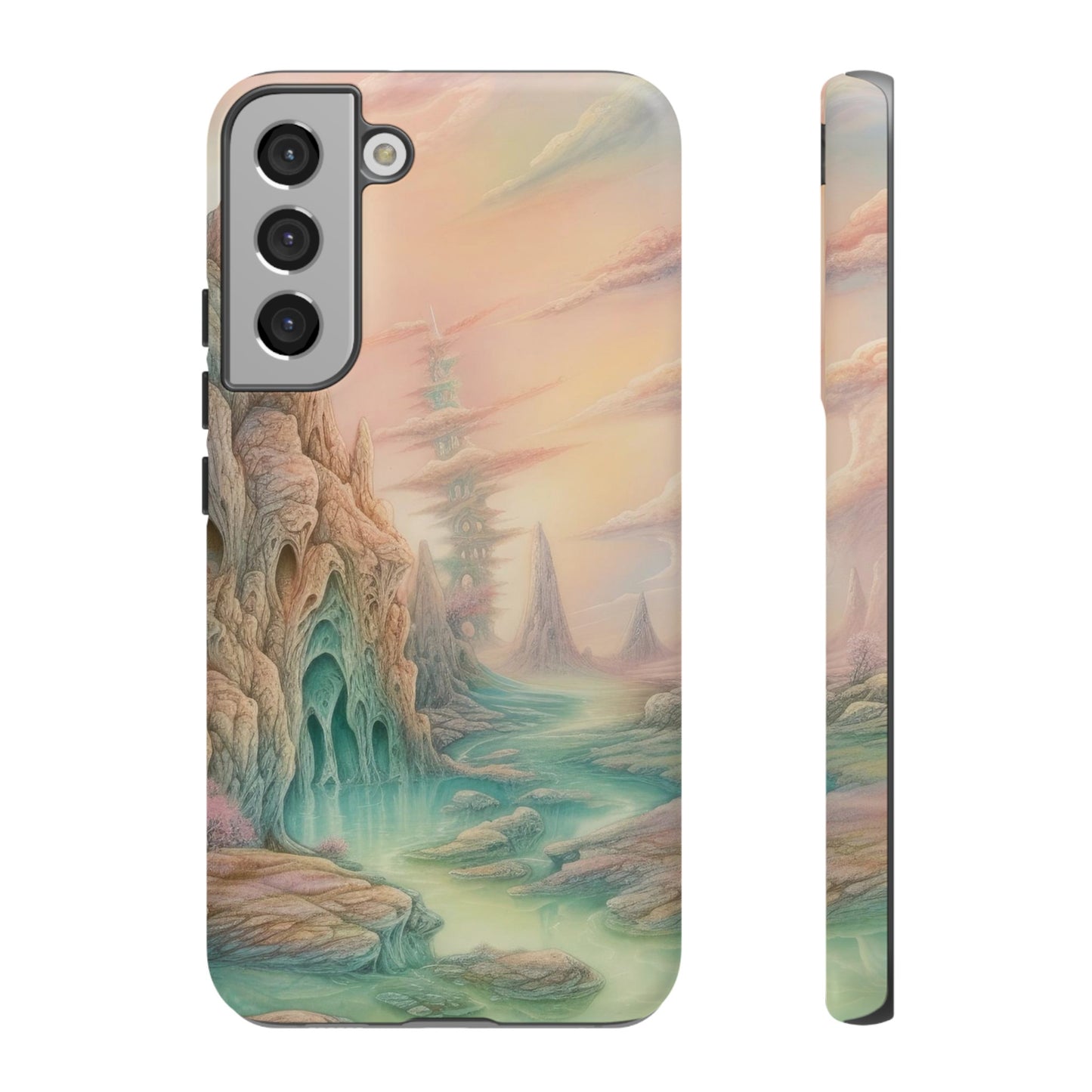 Caves Sci-Fi Wallpaper Phone Case | iPhone 15 Plus/ Pro, 14, 13, 12| Google Pixel 7, Pro, 5| Samsung Galaxy S23 All Major Phone Models