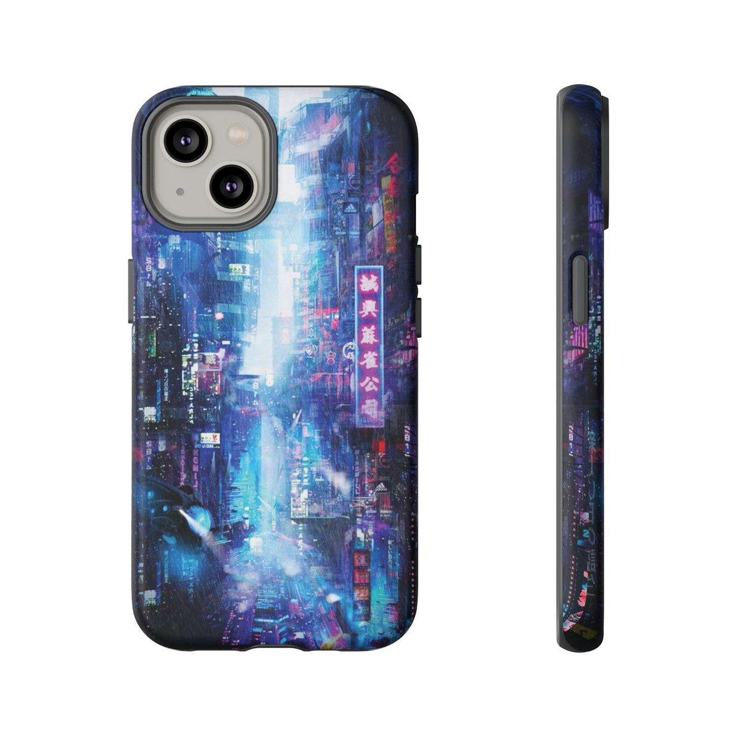 Night Life Futuristic City Wallpaper Phone Case | iPhone 15 Plus/ Pro, 14, 13, 12| Google Pixel 7, Pro, 5| Samsung Galaxy S23 All Major Phone Models