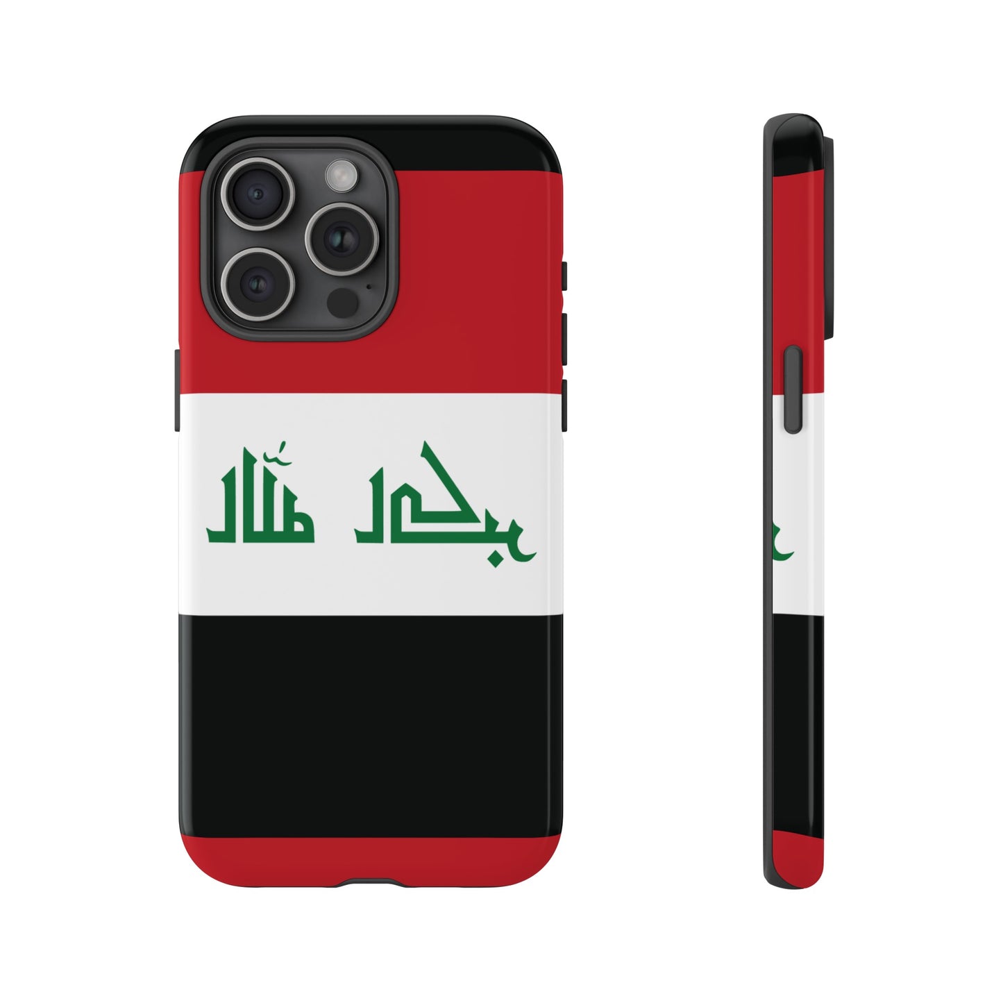 Iraq Flag Phone Case | iPhone 15 Plus/ Pro, 14, 13, 12| Google Pixel 7, Pro, 5| Samsung Galaxy S23 All Major Phone Models