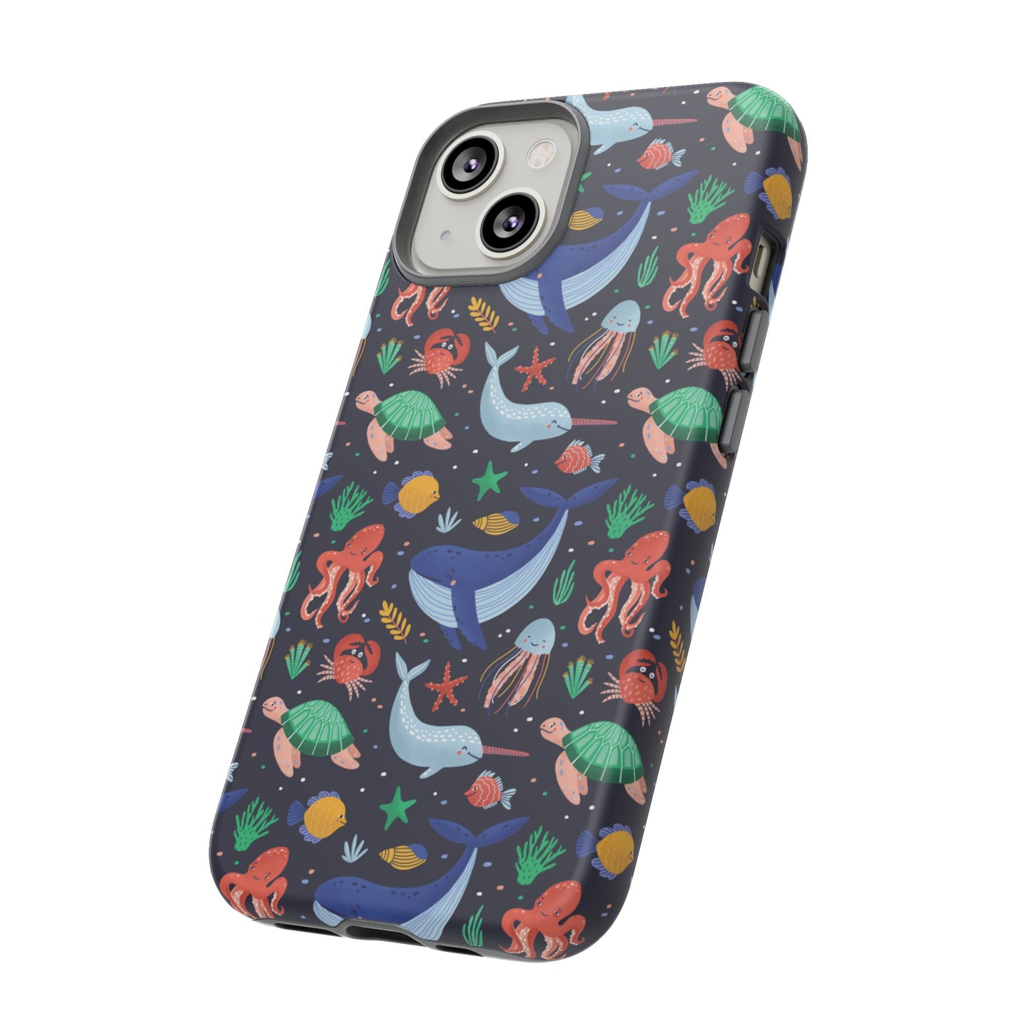 Sea Creatures Wallpaper Phone Case | iPhone 15 Plus/ Pro, 14, 13, 12| Google Pixel 7, Pro, 5| Samsung Galaxy S23 All Major Phone Models