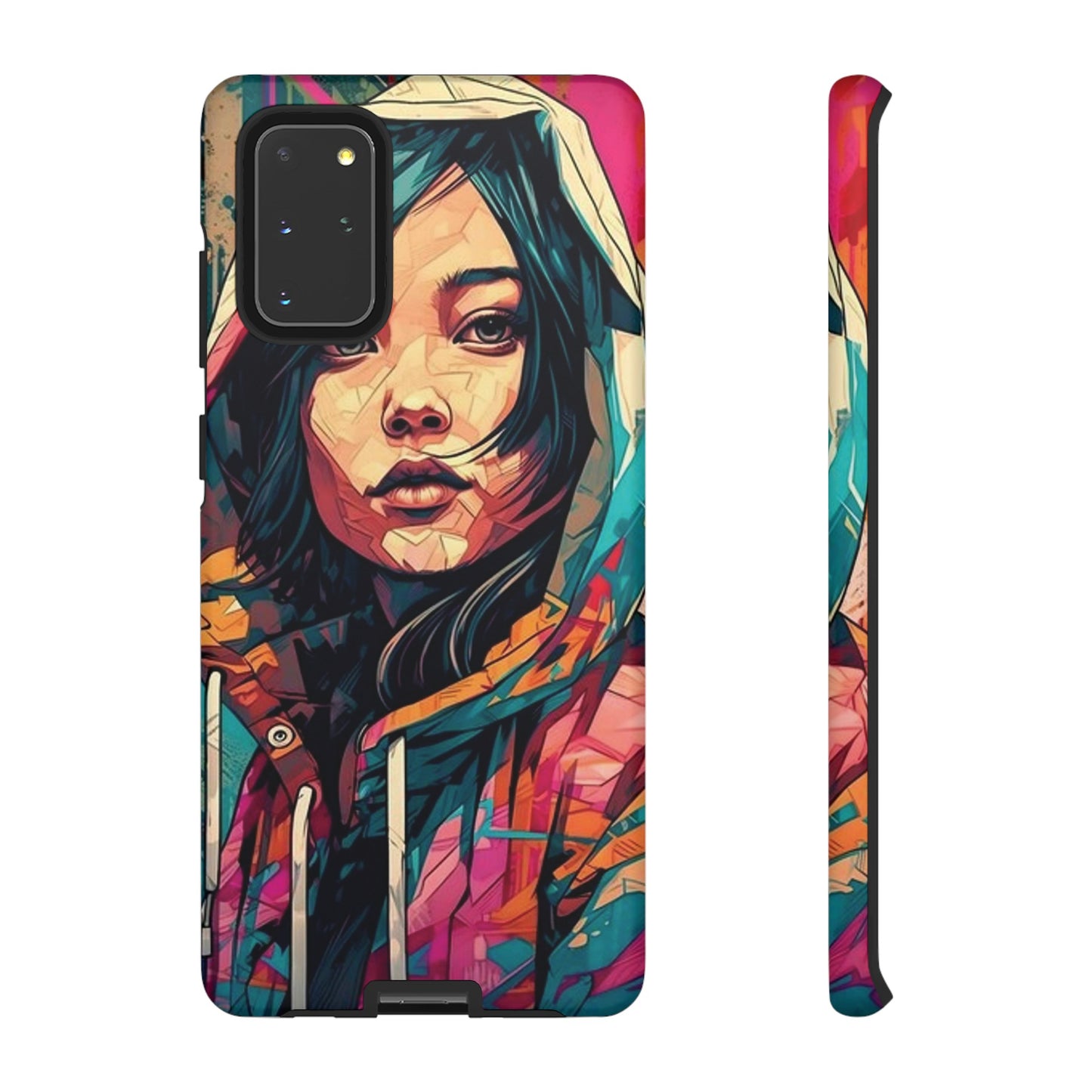 Girl Painting Wallpaper Phone Case | iPhone 15 Plus/ Pro, 14, 13, 12| Google Pixel 7, Pro, 5| Samsung Galaxy S23 All Major Phone Models