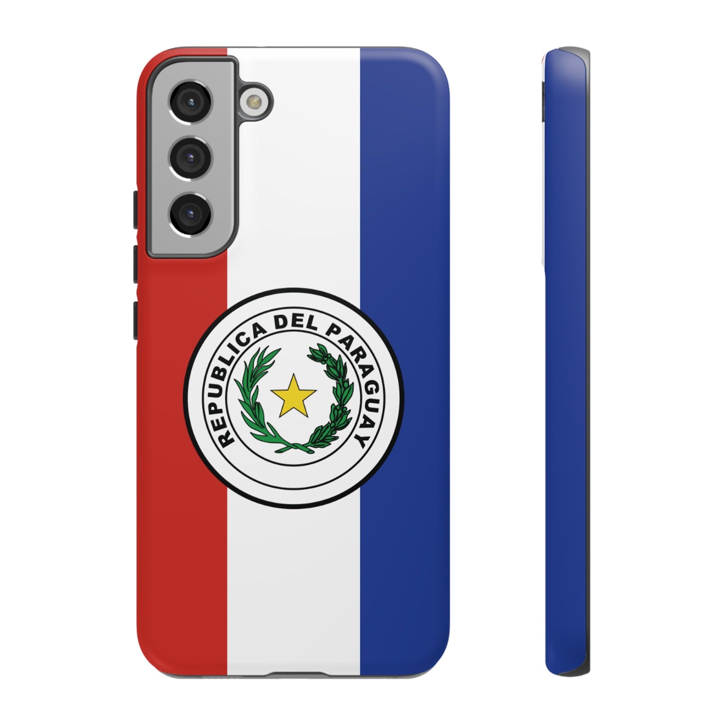 Paraguay Flag Phone Case | iPhone 15 Plus/ Pro, 14, 13, 12| Google Pixel 7, Pro, 5| Samsung Galaxy S23 All Major Phone Models