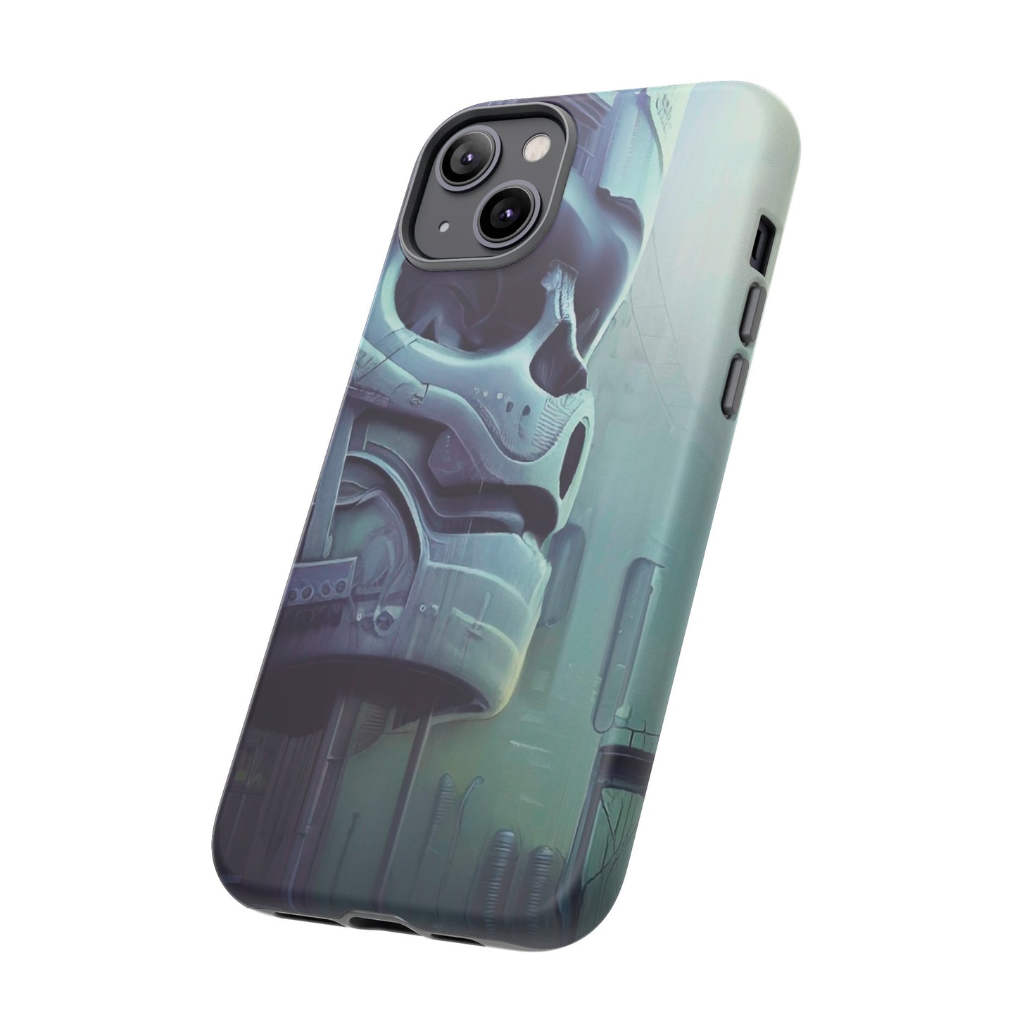 Sci-Fi Skull Wallpaper Phone Case | iPhone 15 Plus/ Pro, 14, 13, 12| Google Pixel 7, Pro, 5| Samsung Galaxy S23 All Major Phone Models