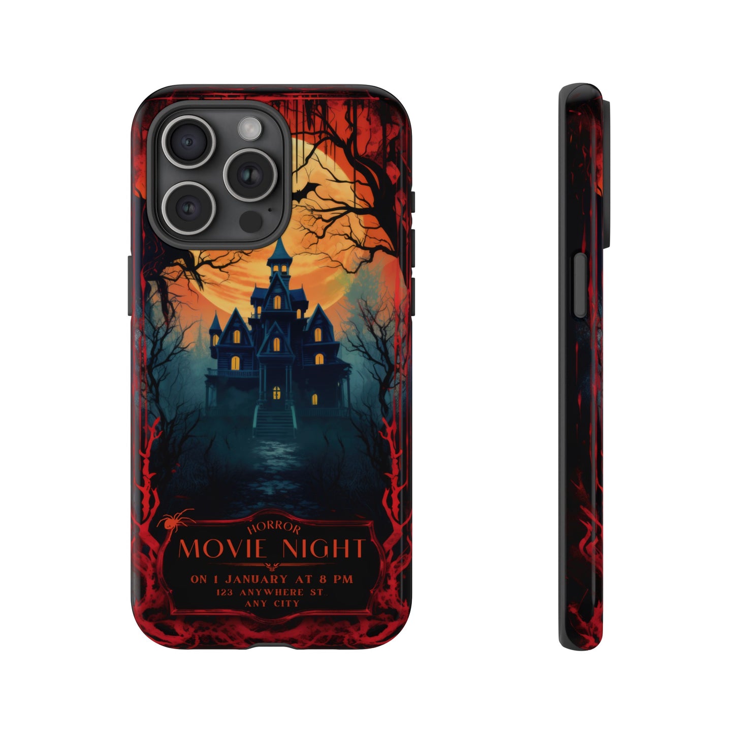 Horror Movie Night Phone Case | iPhone 15 Plus/ Pro, 14, 13, 12| Google Pixel 7, Pro, 5| Samsung Galaxy S23 All Major Phone Models