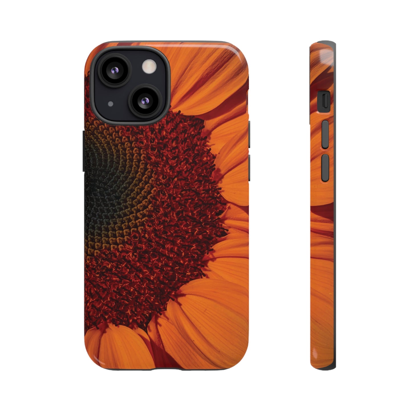 Orange Sunflower Wallpaper Phone Case | iPhone 15 Plus/ Pro, 14, 13, 12| Google Pixel 7, Pro, 5| Samsung Galaxy S23 All Major Phone Models