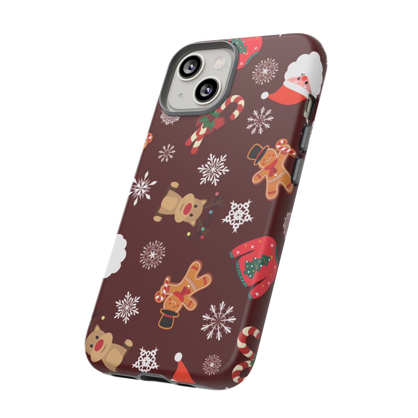 Festive Christmas Wallpaper Phone Case | iPhone 15 Plus/ Pro, 14, 13, 12| Google Pixel 7, Pro, 5| Samsung Galaxy S23 All Major Phone Models