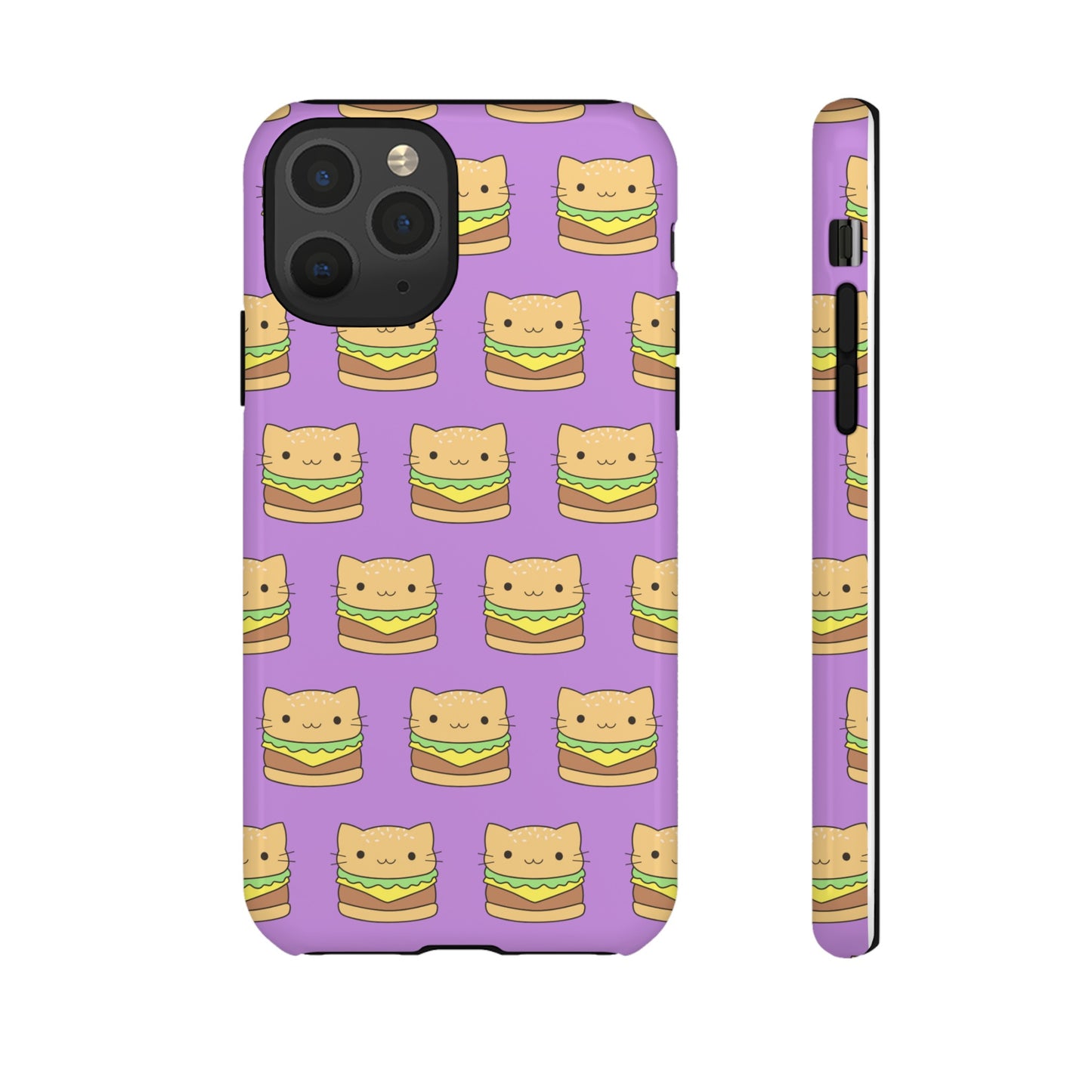 Cat Burger Phone Case | iPhone 15 Plus/ Pro, 14, 13, 12| Google Pixel 7, Pro, 5| Samsung Galaxy S23 All Major Phone Models