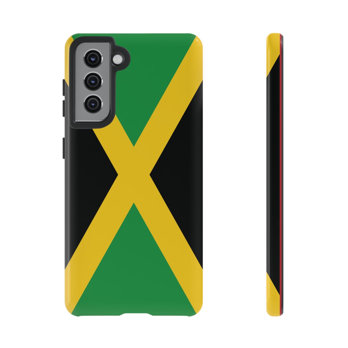 Jamaica Flag Phone Case | iPhone 15 Plus/ Pro, 14, 13, 12| Google Pixel 7, Pro, 5| Samsung Galaxy S23 All Major Phone Models