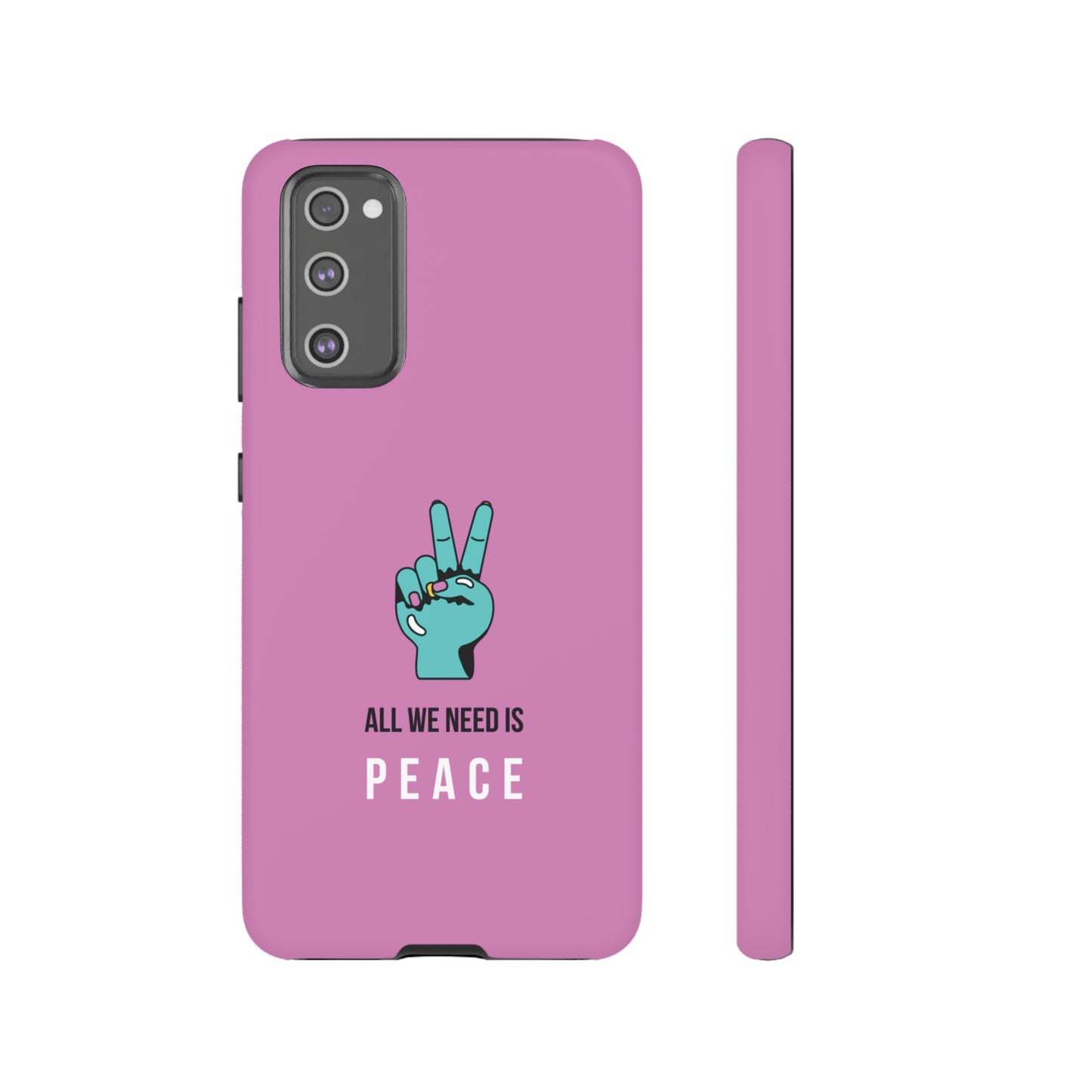 All We Need Is Peace Wallpaper Phone Case | iPhone 15 Plus/ Pro, 14, 13, 12| Google Pixel 7, Pro, 5| Samsung Galaxy S23 All Major Phone Models