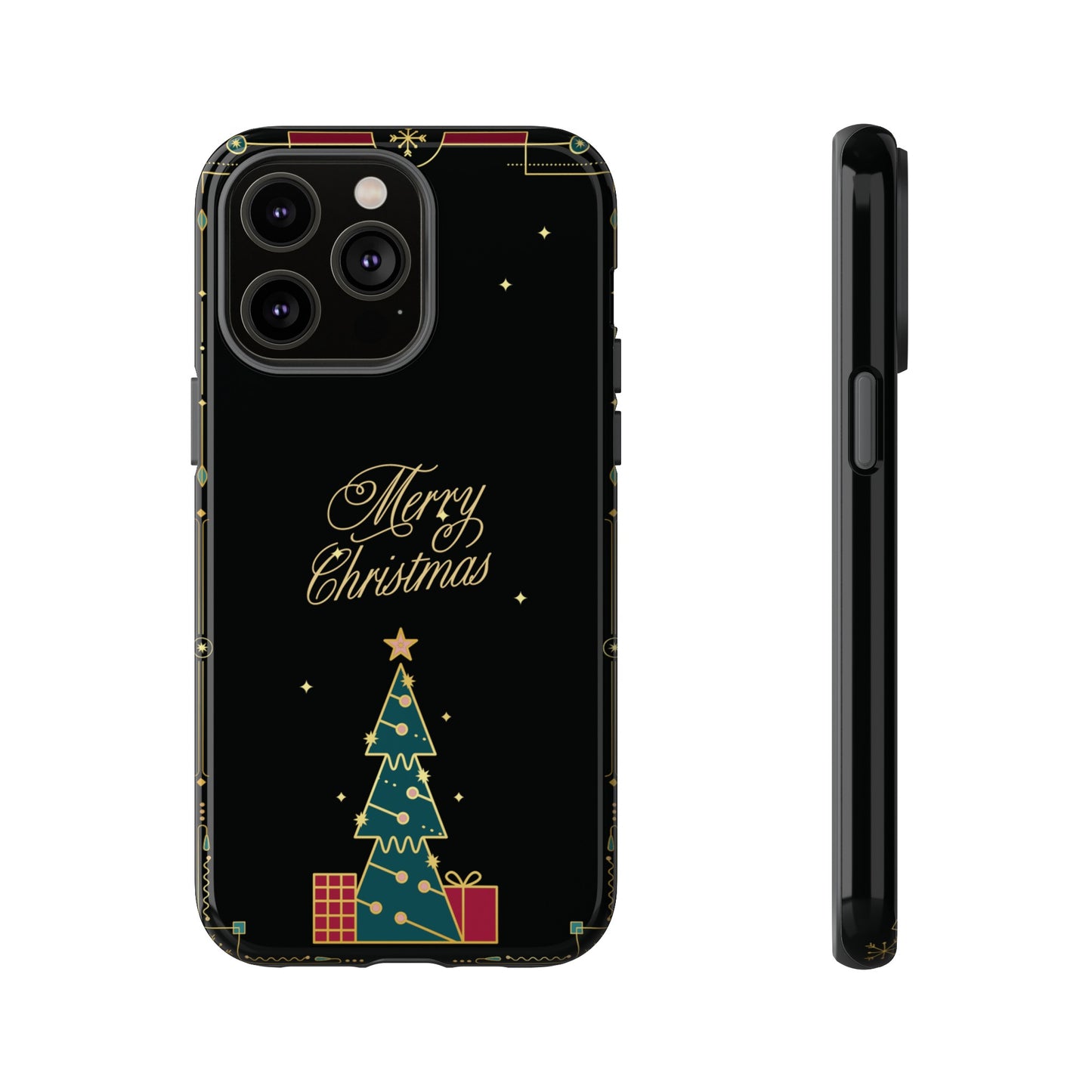 Christmas Tree Wallpaper Phone Case | iPhone 15 Plus/ Pro, 14, 13, 12| Google Pixel 7, Pro, 5| Samsung Galaxy S23 All Major Phone Models