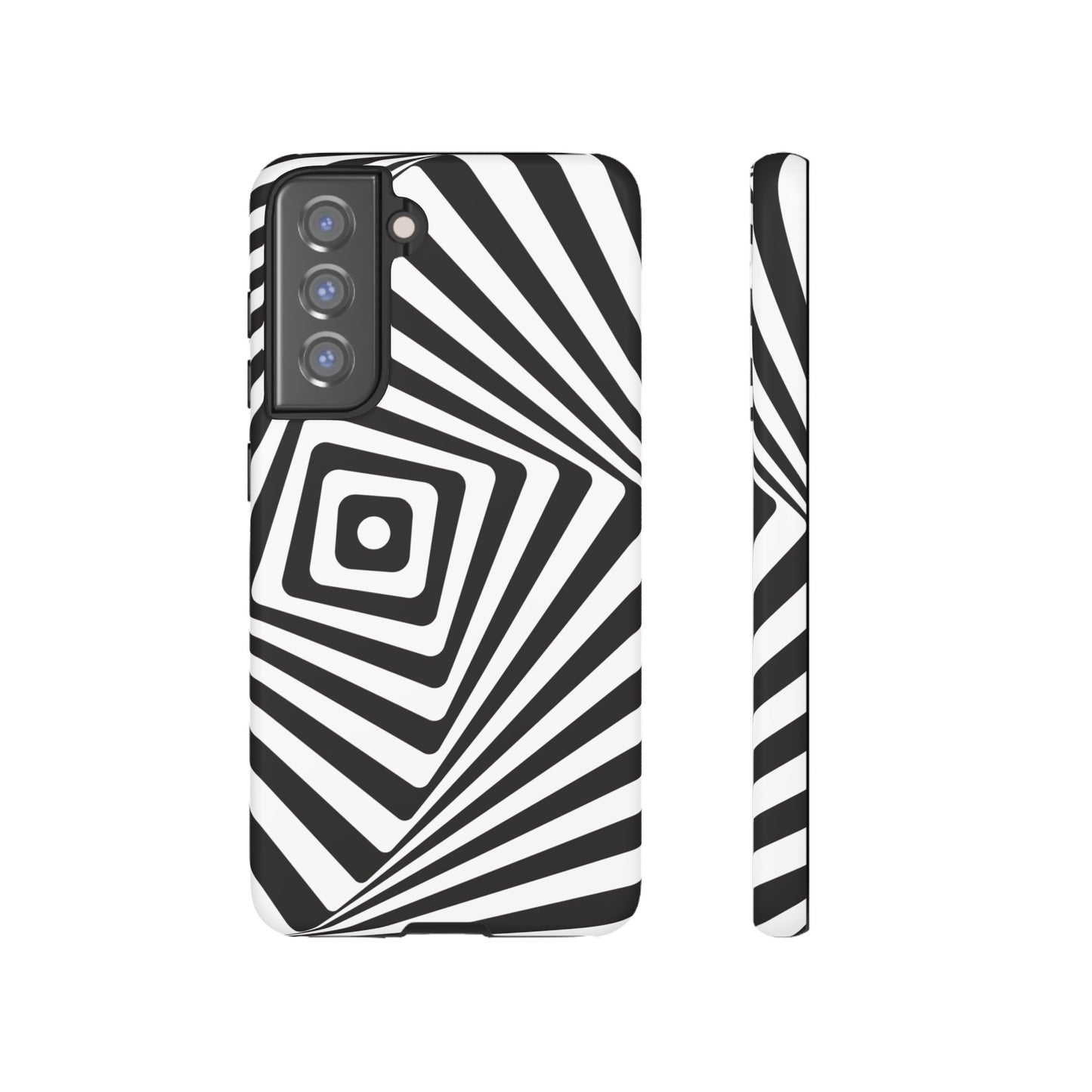 Black & White Spiral Wallpaper Phone Case | iPhone 15 Plus/ Pro, 14, 13, 12| Google Pixel 7, Pro, 5| Samsung Galaxy S23 All Major Phone Models