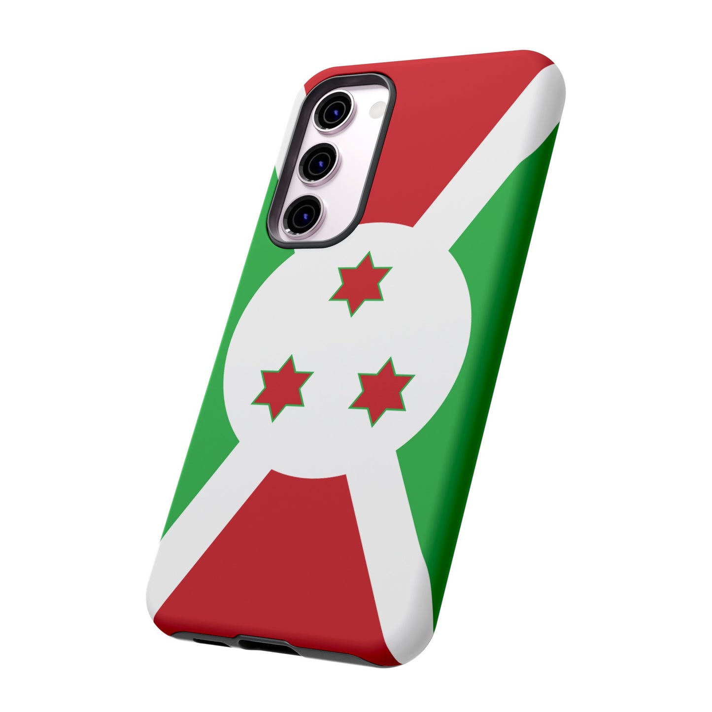 Burundi Flag Phone Case | iPhone 15 Plus/ Pro, 14, 13, 12| Google Pixel 7, Pro, 5| Samsung Galaxy S23 All Major Phone Models