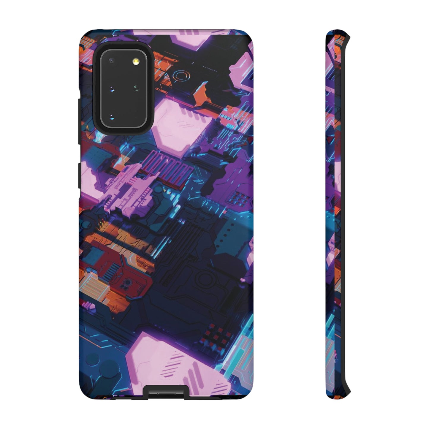 Purple Circuit Board Wallpaper Phone Case | iPhone 15 Plus/ Pro, 14, 13, 12| Google Pixel 7, Pro, 5| Samsung Galaxy S23 All Major Phone Models