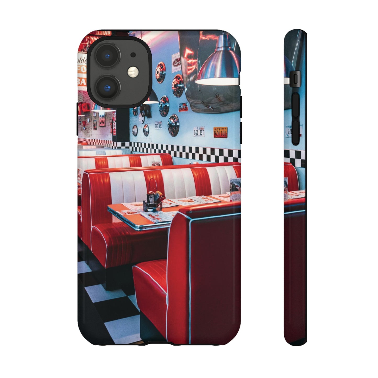 Diner Wallpaper Phone Case | iPhone 15 Plus/ Pro, 14, 13, 12| Google Pixel 7, Pro, 5| Samsung Galaxy S23 All Major Phone Models