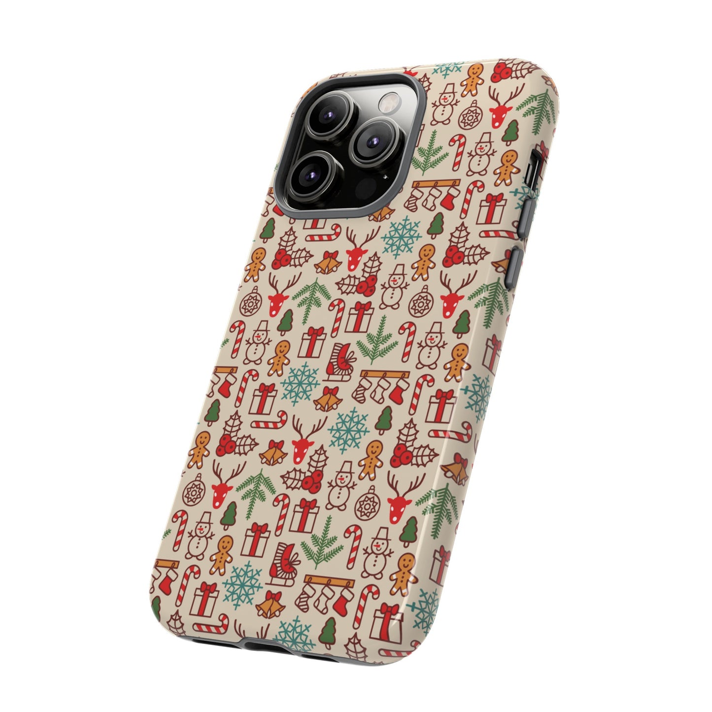 Collage Christmas Wallpaper Phone Case | iPhone 15 Plus/ Pro, 14, 13, 12| Google Pixel 7, Pro, 5| Samsung Galaxy S23 All Major Phone Models