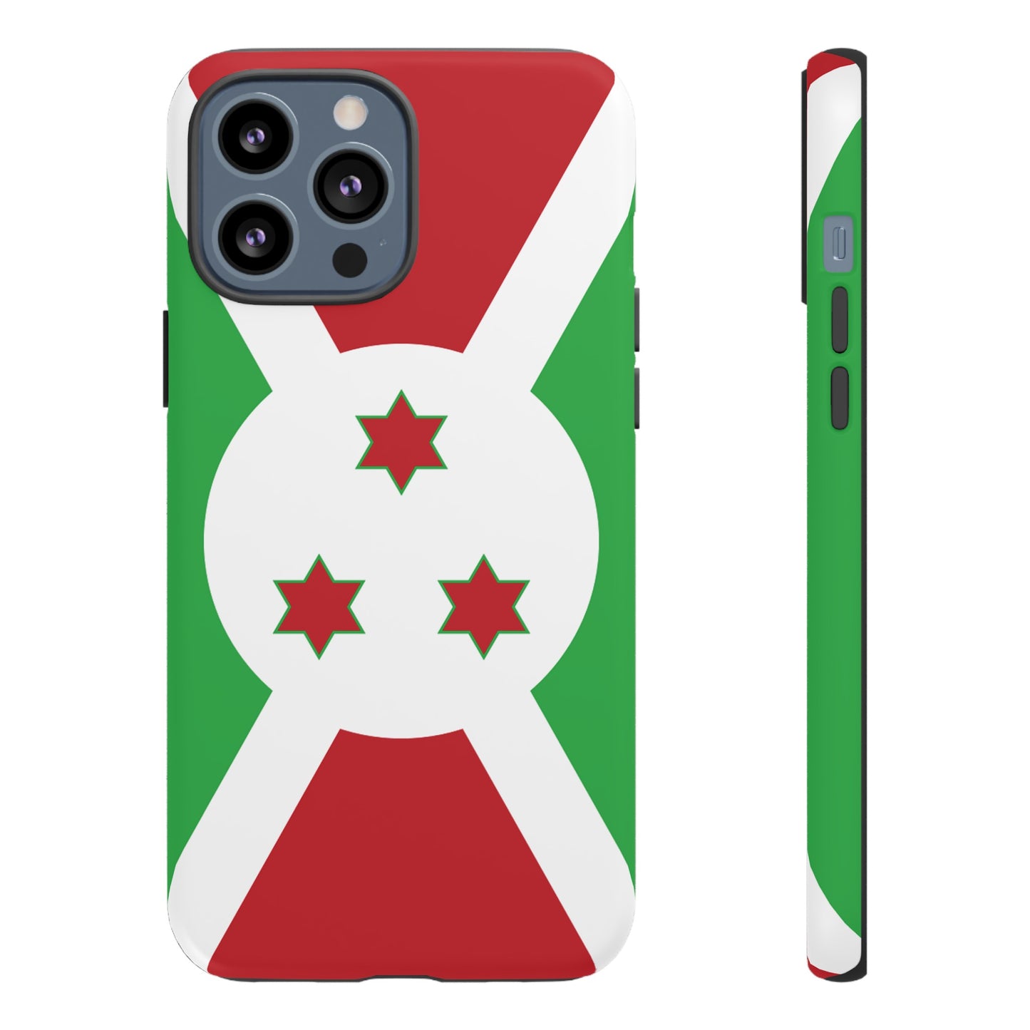 Burundi Flag Phone Case | iPhone 15 Plus/ Pro, 14, 13, 12| Google Pixel 7, Pro, 5| Samsung Galaxy S23 All Major Phone Models