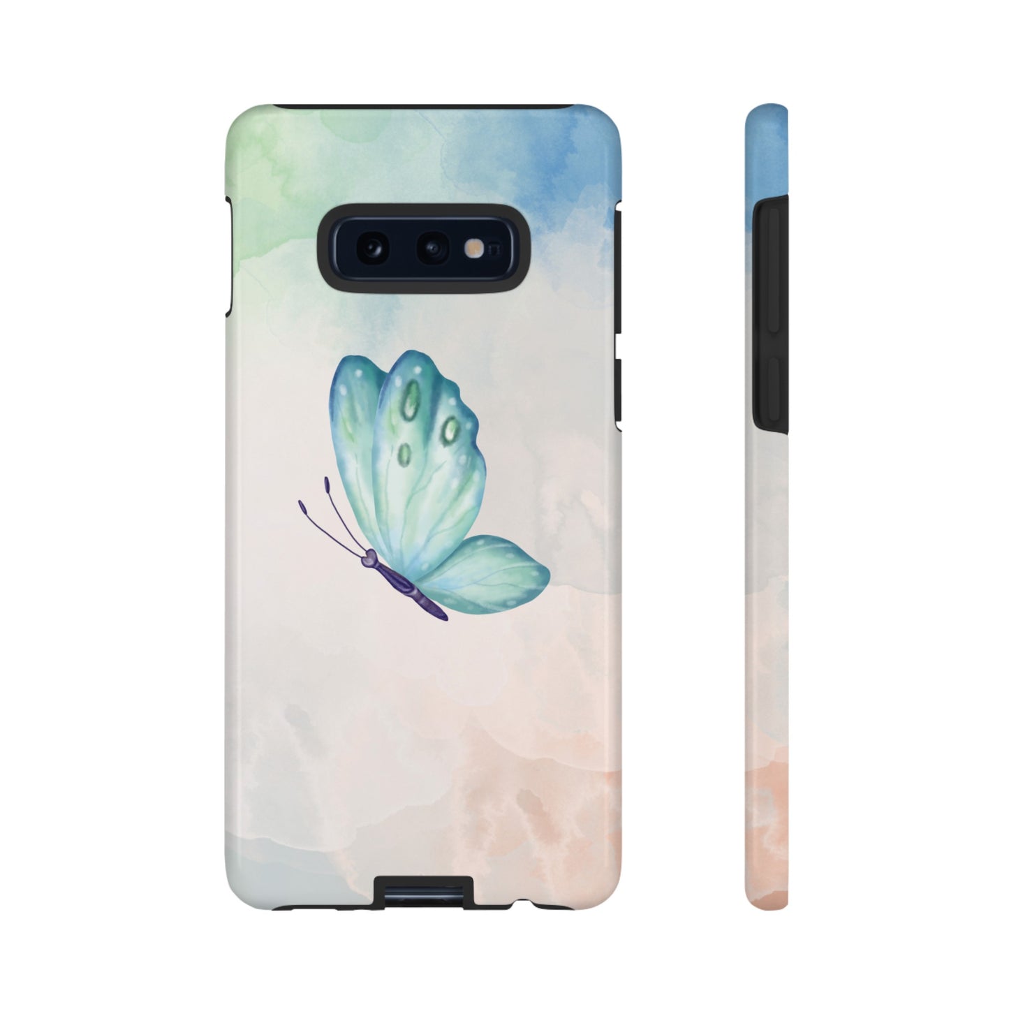 Blue Butterfly Wallpaper Phone Case  | iPhone 15 Plus/ Pro, 14, 13, 12| Google Pixel 7, Pro, 5| Samsung Galaxy S23 All Major Phone Models