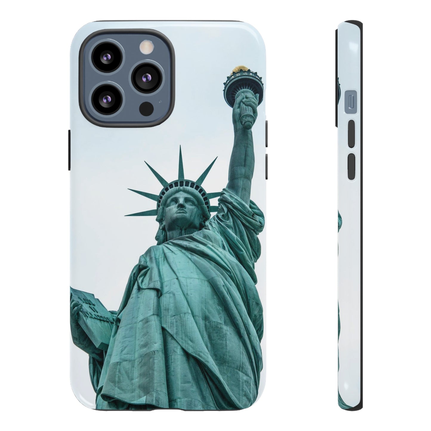 Statue of Liberty Wallpaper Phone Case | iPhone 15 Plus/ Pro, 14, 13, 12| Google Pixel 7, Pro, 5| Samsung Galaxy S23 All Major Phone Models