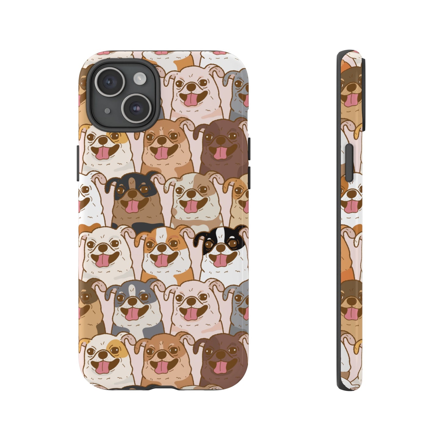 Dog Line Up Phone Case | iPhone 15 Plus/ Pro, 14, 13, 12| Google Pixel 7, Pro, 5| Samsung Galaxy S23 All Major Phone Models