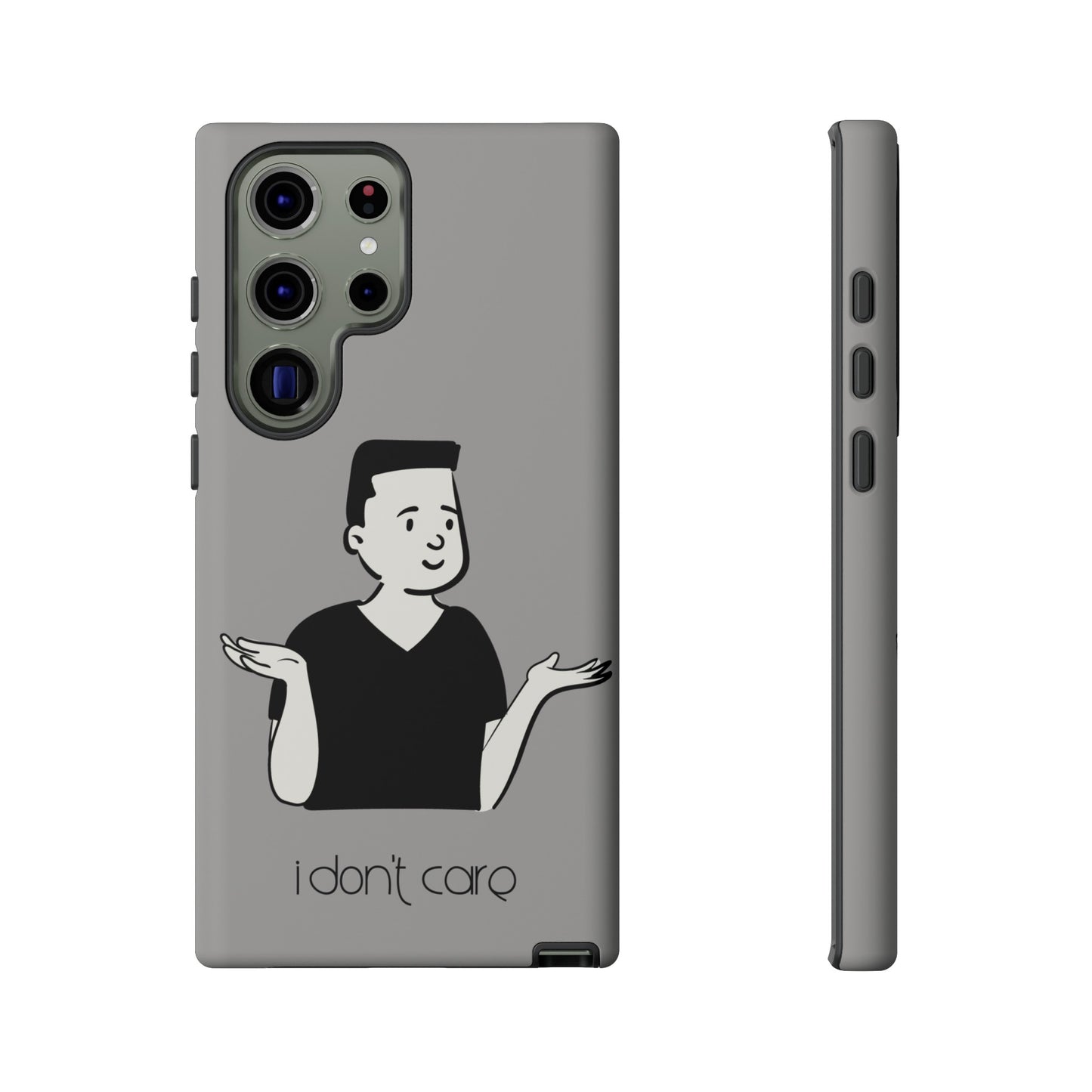 I Don't Care Wallpaper Phone Case | iPhone 15 Plus/ Pro, 14, 13, 12| Google Pixel 7, Pro, 5| Samsung Galaxy S23 All Major Phone Models