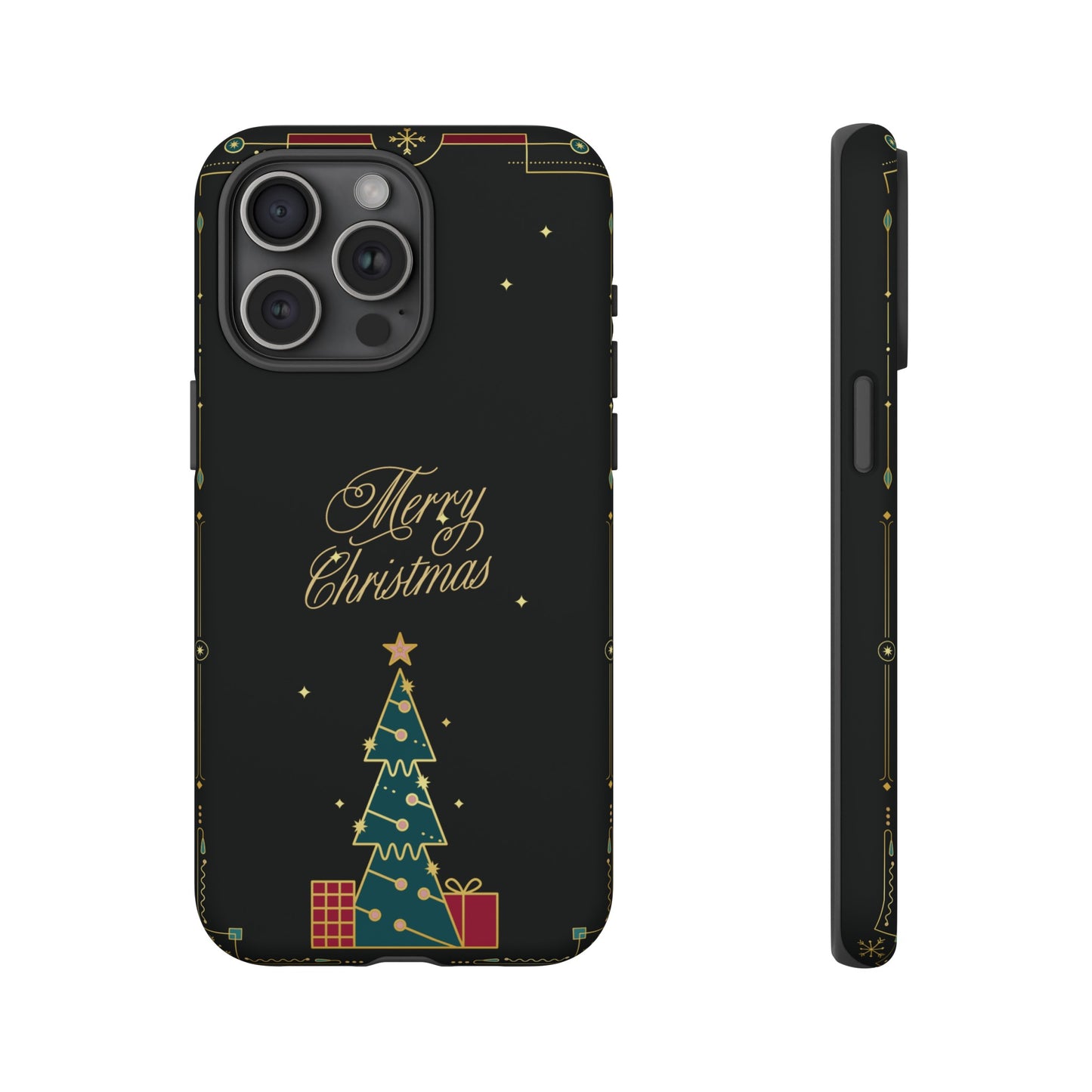 Christmas Tree Wallpaper Phone Case | iPhone 15 Plus/ Pro, 14, 13, 12| Google Pixel 7, Pro, 5| Samsung Galaxy S23 All Major Phone Models