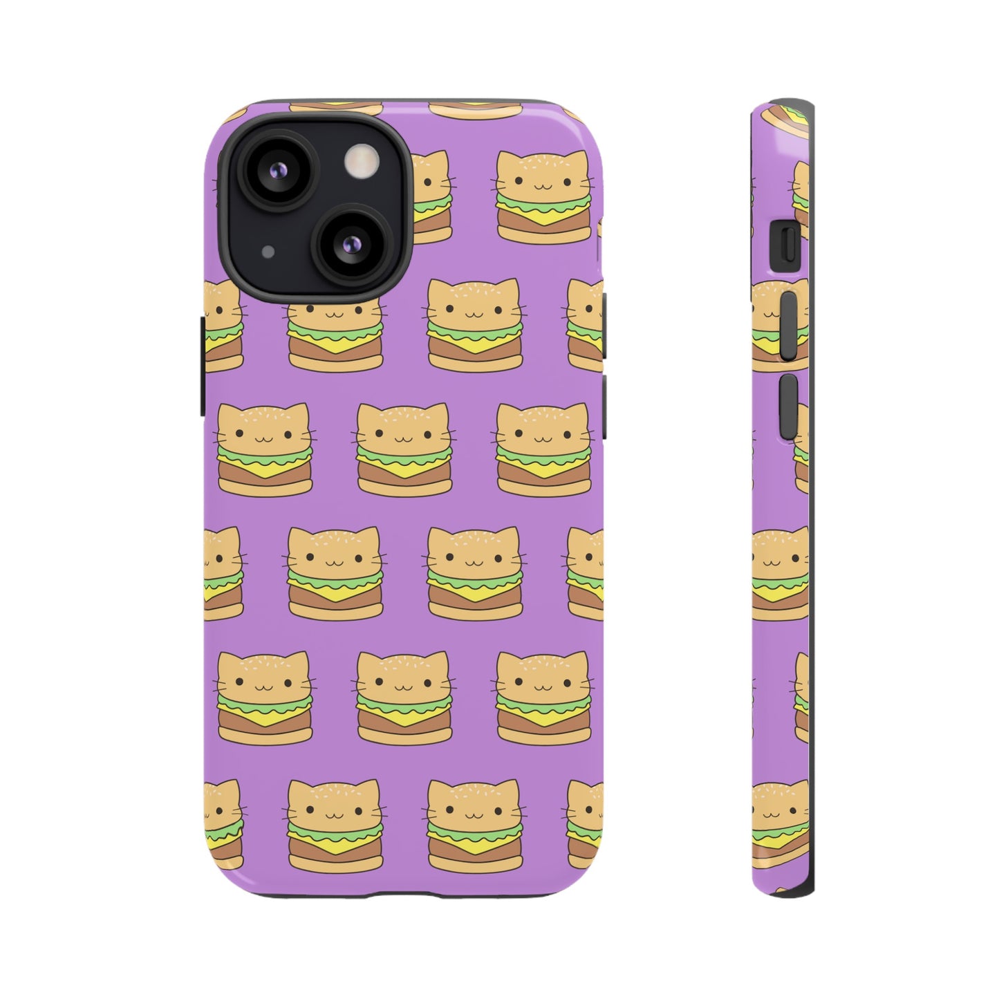 Cat Burger Phone Case | iPhone 15 Plus/ Pro, 14, 13, 12| Google Pixel 7, Pro, 5| Samsung Galaxy S23 All Major Phone Models