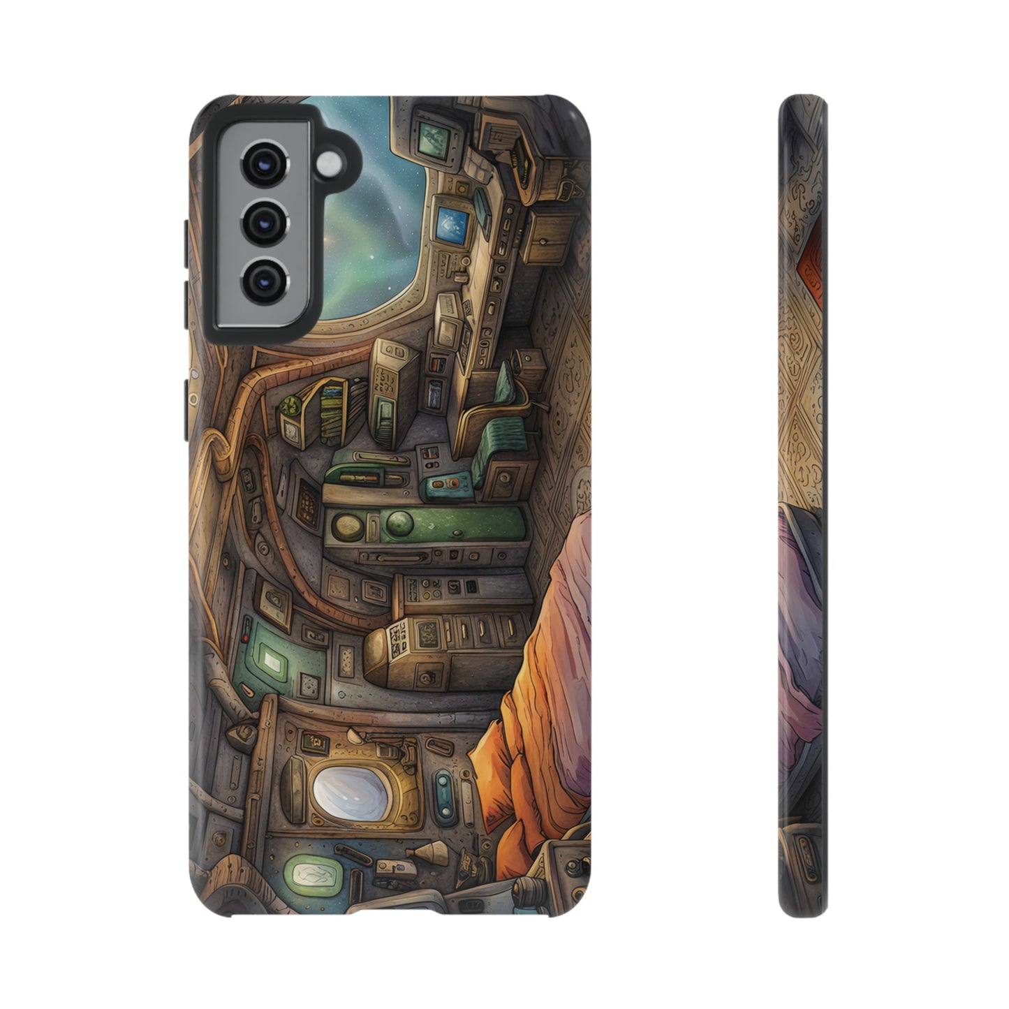 Cosy Spaceship Wallpaper Phone Case | iPhone 15 Plus/ Pro, 14, 13, 12| Google Pixel 7, Pro, 5| Samsung Galaxy S23 All Major Phone Models