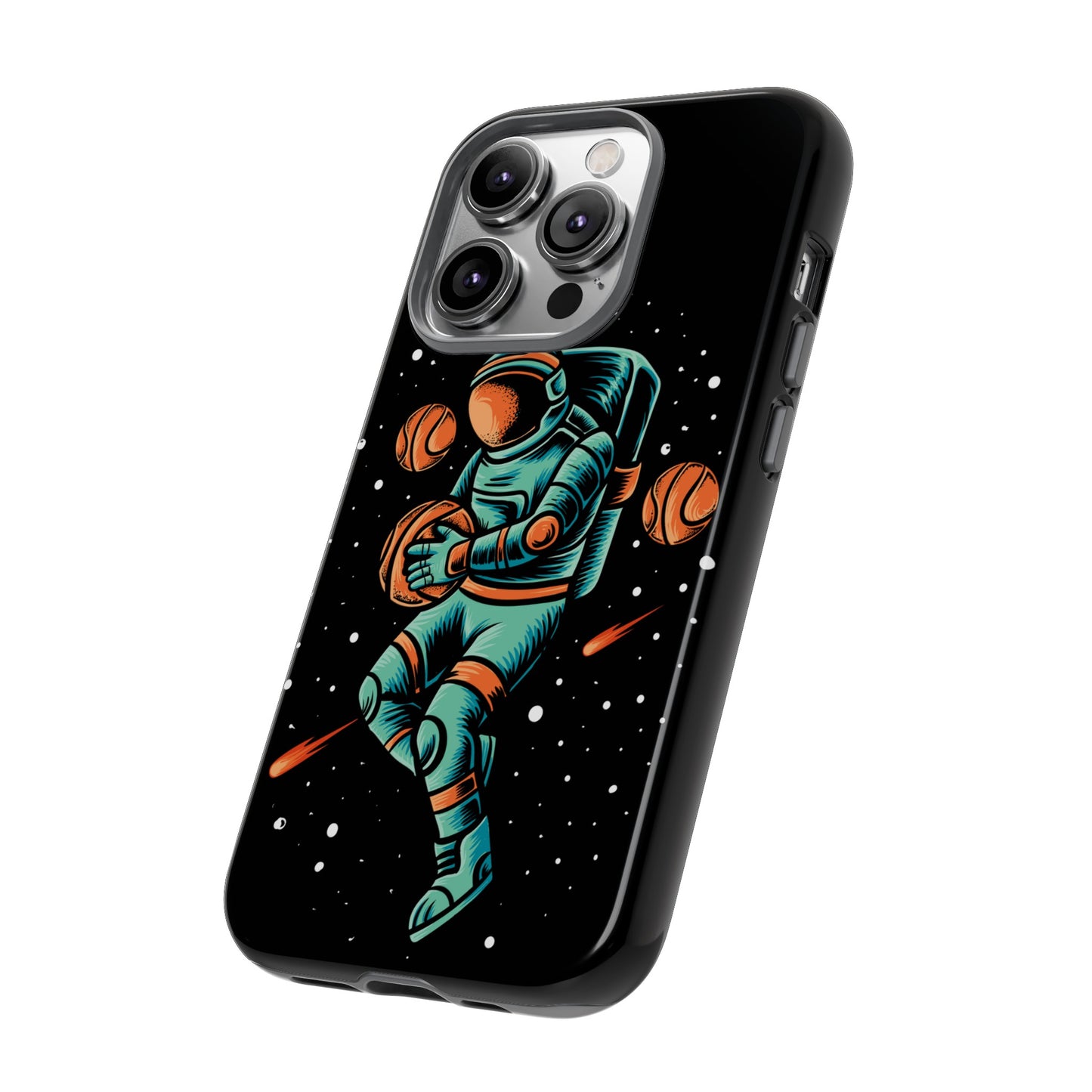 Space Basketball Phone Case | iPhone 15 Plus/ Pro, 14, 13, 12| Google Pixel 7, Pro, 5| Samsung Galaxy S23 All Major Phone Models