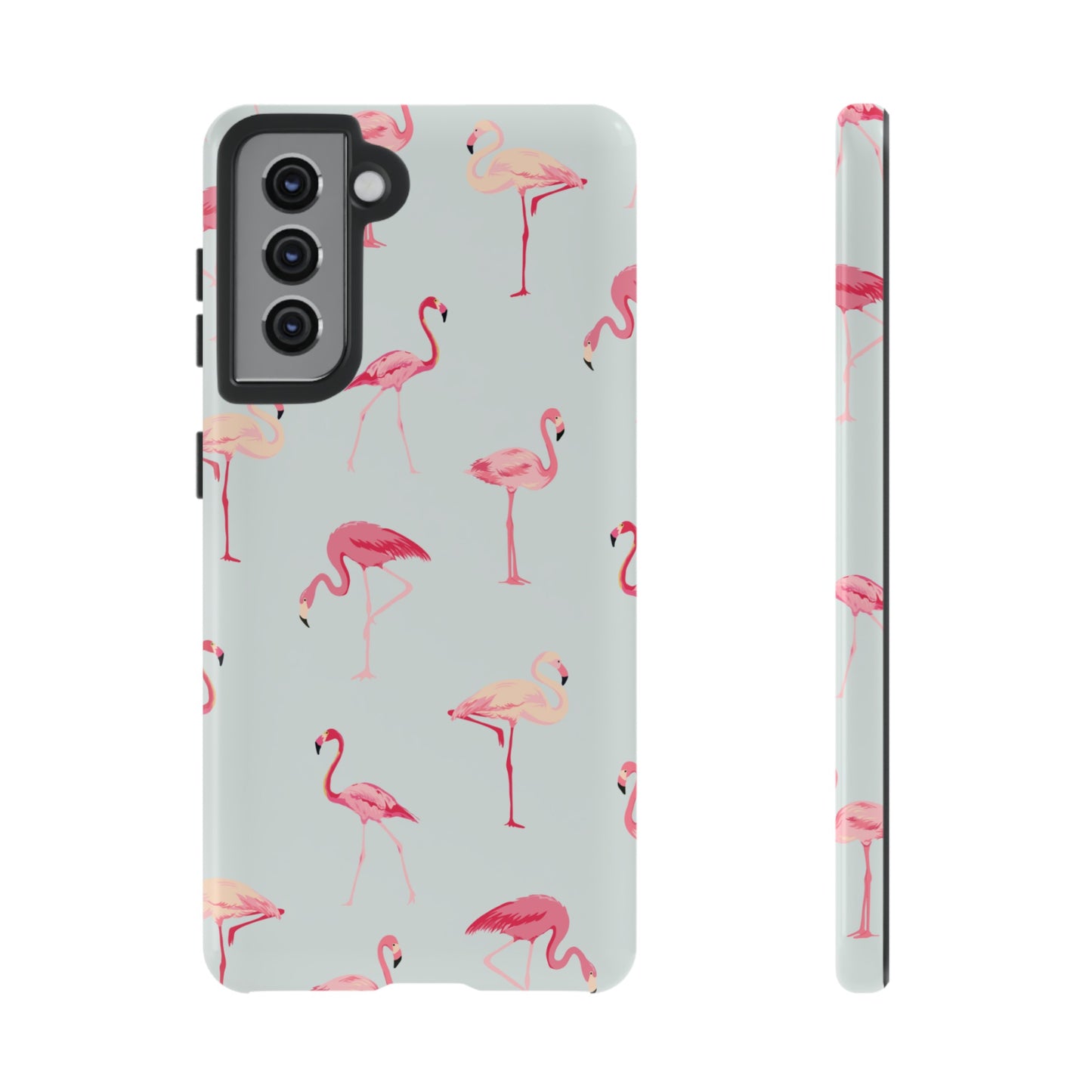 Flamingo Wallpaper Phone Case | iPhone 15 Plus/ Pro, 14, 13, 12| Google Pixel 7, Pro, 5| Samsung Galaxy S23 All Major Phone Models