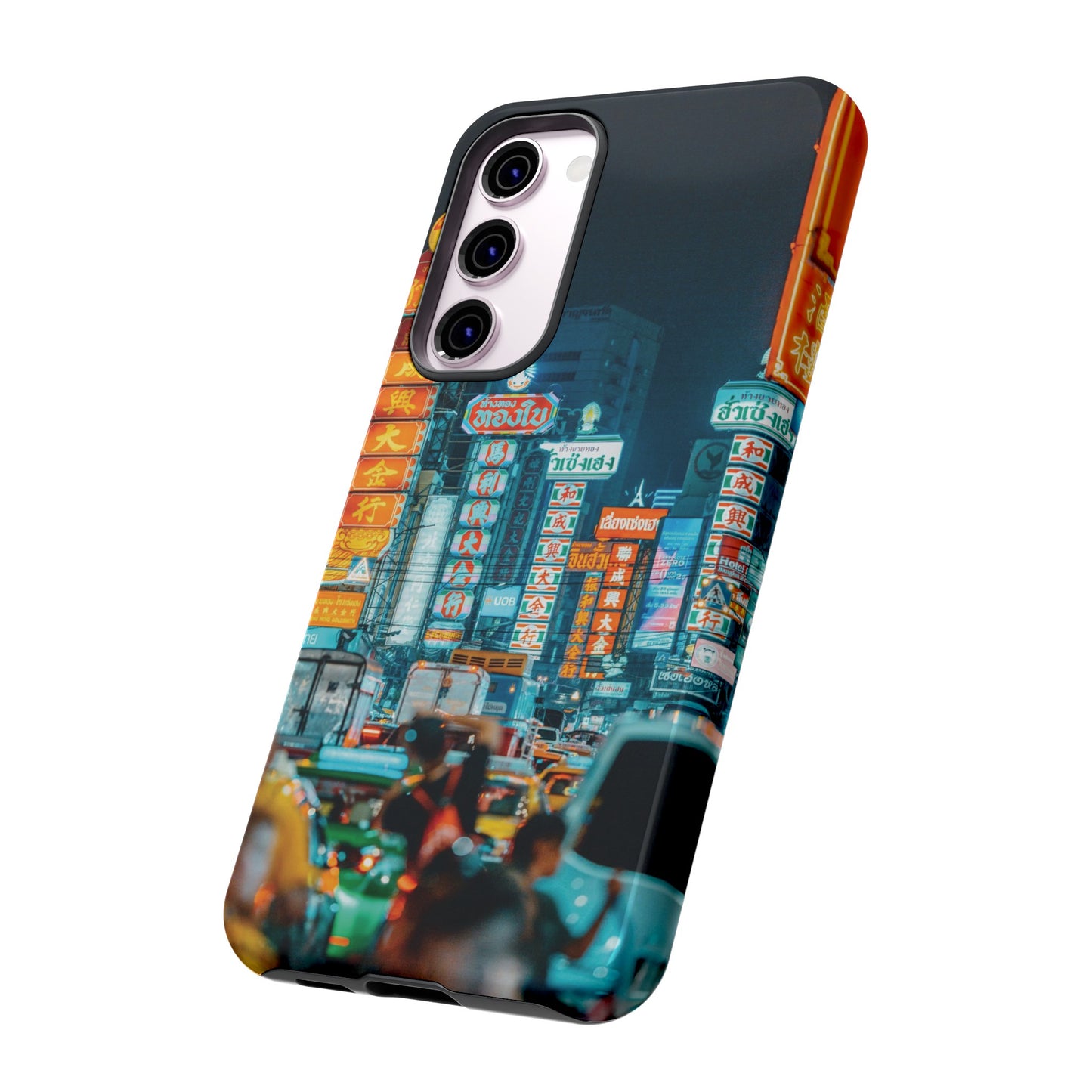 Neon Nightlife Wallpaper Phone Case | iPhone 15 Plus/ Pro, 14, 13, 12| Google Pixel 7, Pro, 5| Samsung Galaxy S23 All Major Phone Models