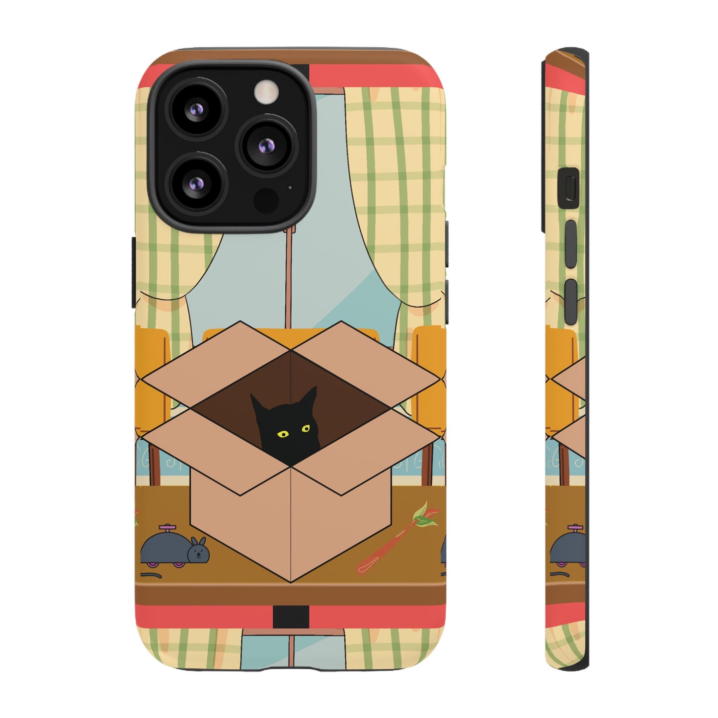 Cat In The Box Phone Case | iPhone 15 Plus/ Pro, 14, 13, 12| Google Pixel 7, Pro, 5| Samsung Galaxy S23 All Major Phone Models