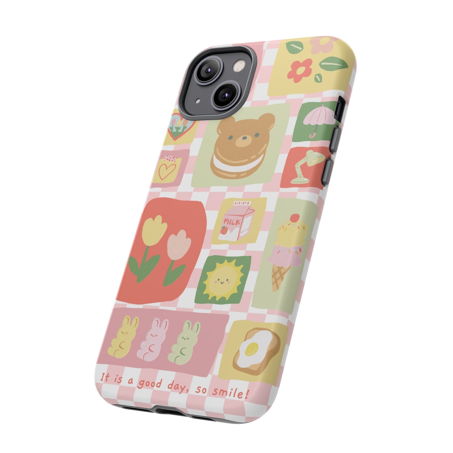 It Is A Good Day, So Smile! Wallpaper Phone Case | iPhone 15 Plus/ Pro, 14, 13, 12| Google Pixel 7, Pro, 5| Samsung Galaxy S23 All Major Phone Models