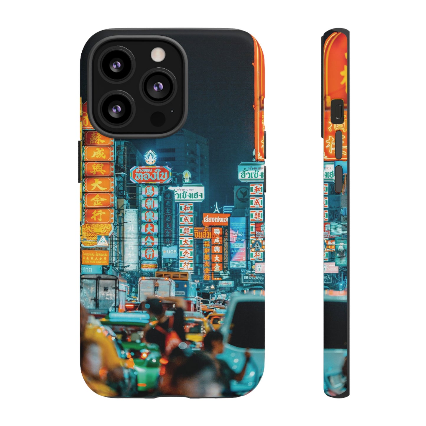 Neon Nightlife Wallpaper Phone Case | iPhone 15 Plus/ Pro, 14, 13, 12| Google Pixel 7, Pro, 5| Samsung Galaxy S23 All Major Phone Models