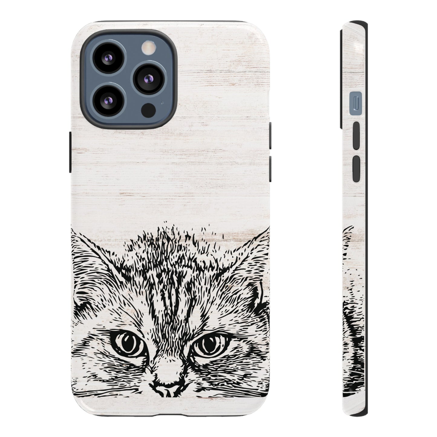 Close- Up Cat Wallpaper Phone Case | iPhone 15 Plus/ Pro, 14, 13, 12| Google Pixel 7, Pro, 5| Samsung Galaxy S23 All Major Phone Models