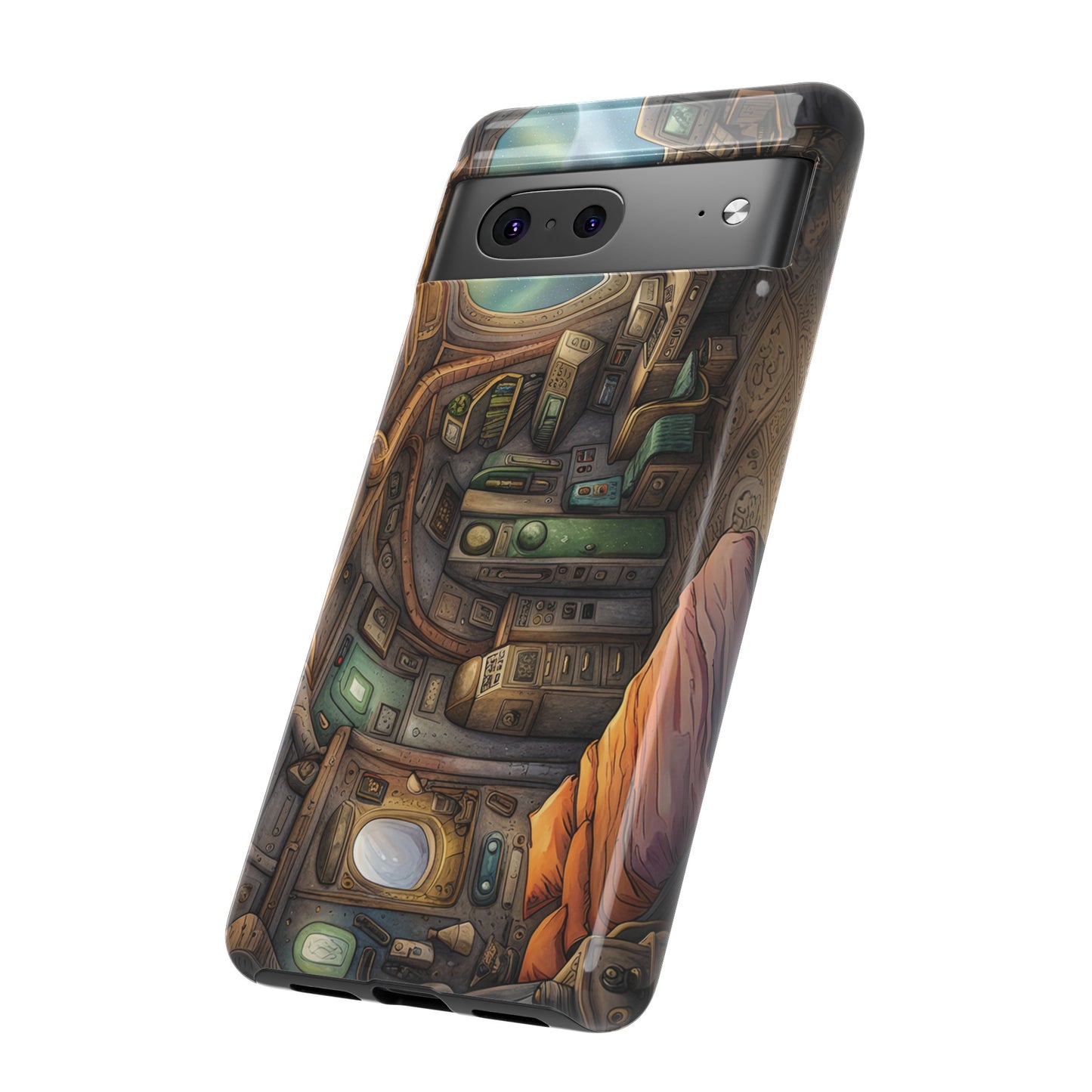 Cosy Spaceship Wallpaper Phone Case | iPhone 15 Plus/ Pro, 14, 13, 12| Google Pixel 7, Pro, 5| Samsung Galaxy S23 All Major Phone Models