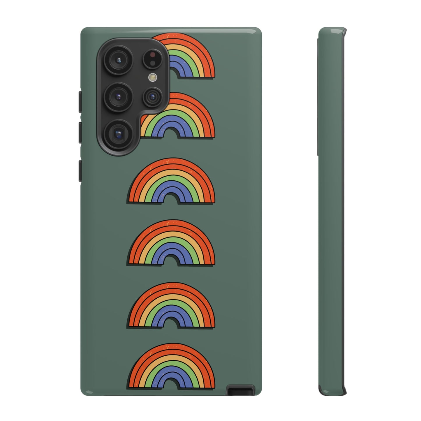 Rainbow Wallpaper Phone Case | iPhone 15 Plus/ Pro, 14, 13, 12| Google Pixel 7, Pro, 5| Samsung Galaxy S23 All Major Phone Models