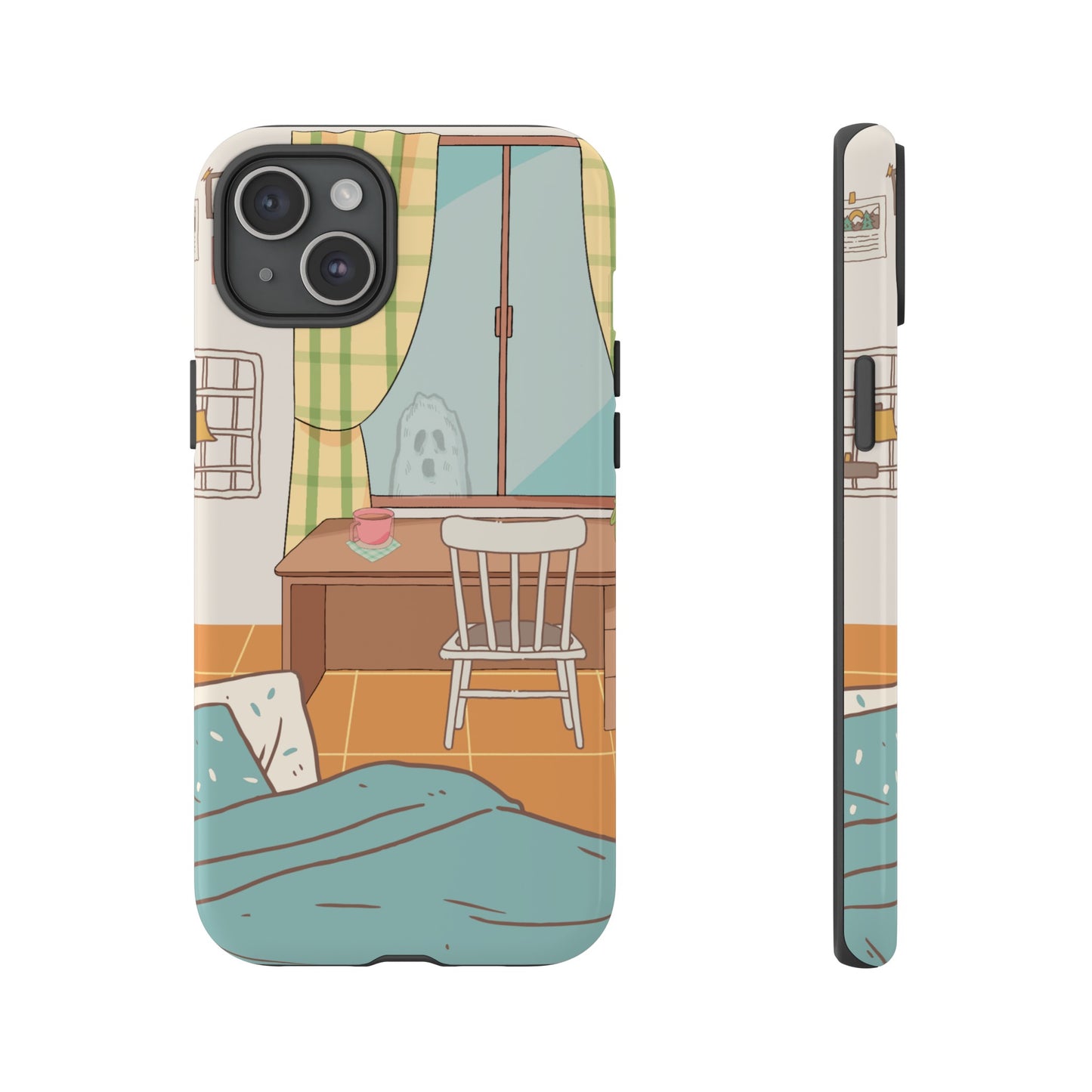 Ghost At The Window Wallpaper Phone Case | iPhone 15 Plus/ Pro, 14, 13, 12| Google Pixel 7, Pro, 5| Samsung Galaxy S23 All Major Phone Models