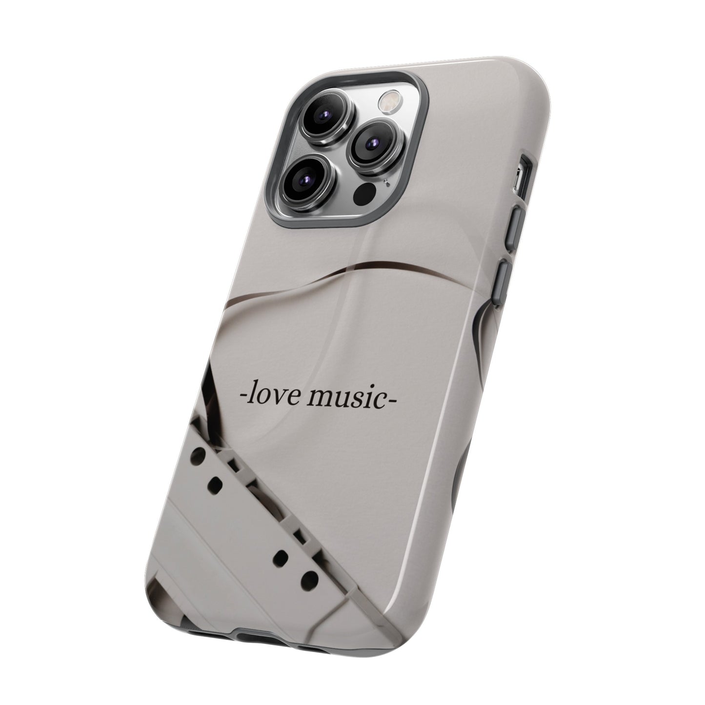 Love Music Wallpaper Phone Case | iPhone 15 Plus/ Pro, 14, 13, 12| Google Pixel 7, Pro, 5| Samsung Galaxy S23 All Major Phone Models