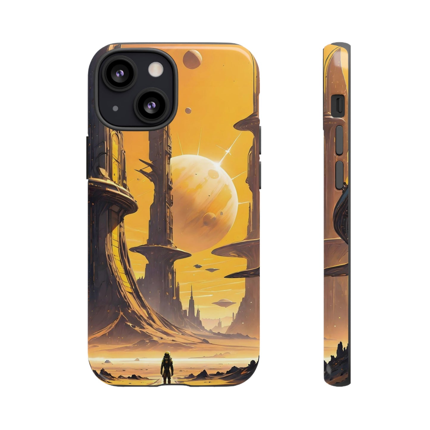 Distant Planets Sci Fi Wallpaper Phone Case | iPhone 15 Plus/ Pro, 14, 13, 12| Google Pixel 7, Pro, 5| Samsung Galaxy S23 All Major Phone Models