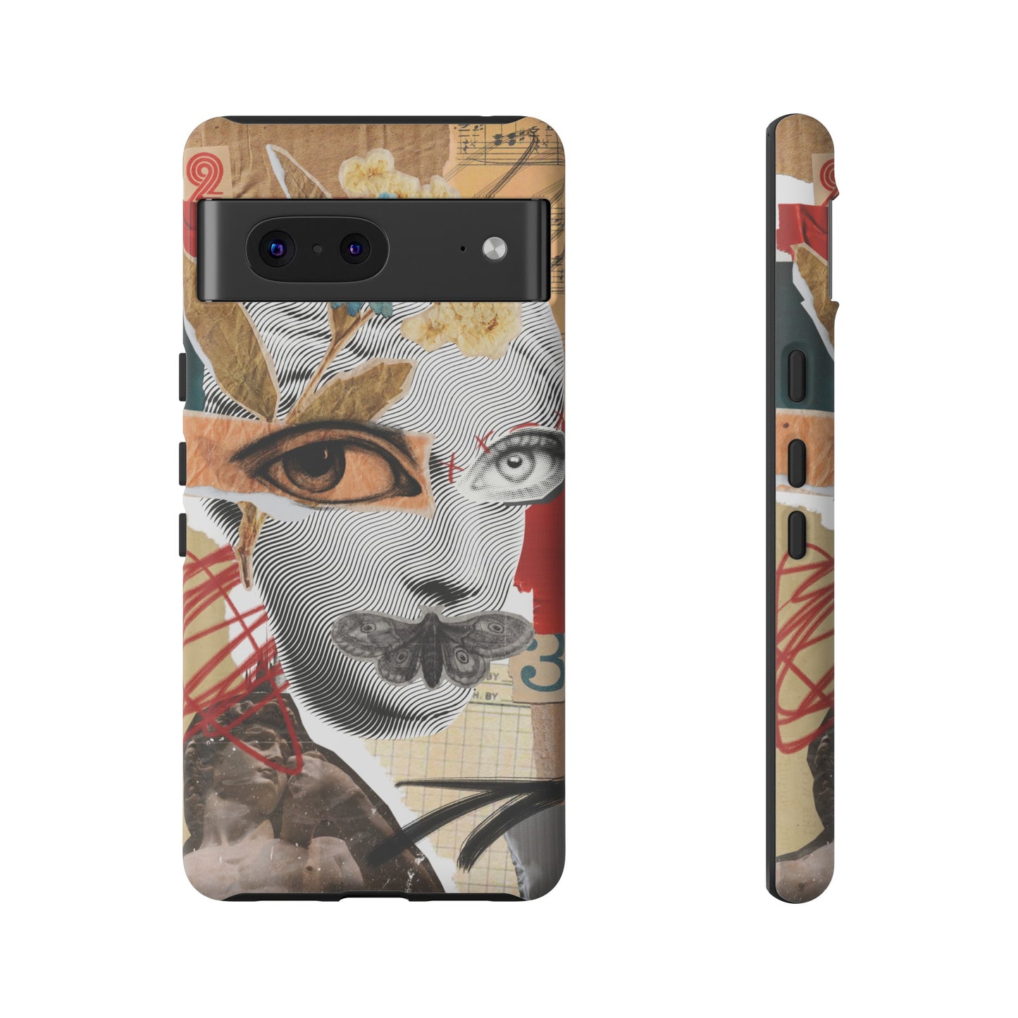 Woman Collage Wallpaper Phone Case | iPhone 15 Plus/ Pro, 14, 13, 12| Google Pixel 7, Pro, 5| Samsung Galaxy S23 All Major Phone Models