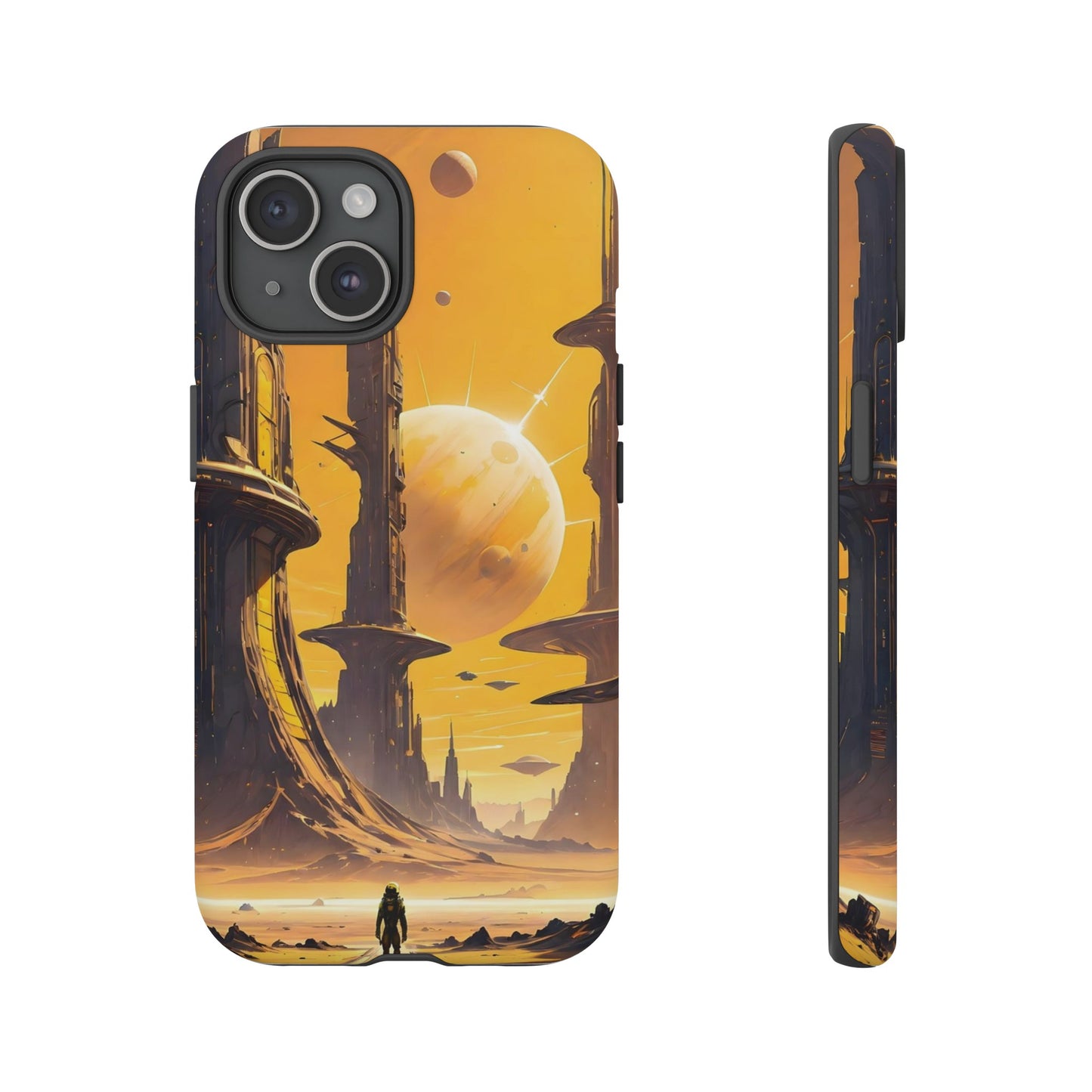 Distant Planets Sci Fi Wallpaper Phone Case | iPhone 15 Plus/ Pro, 14, 13, 12| Google Pixel 7, Pro, 5| Samsung Galaxy S23 All Major Phone Models