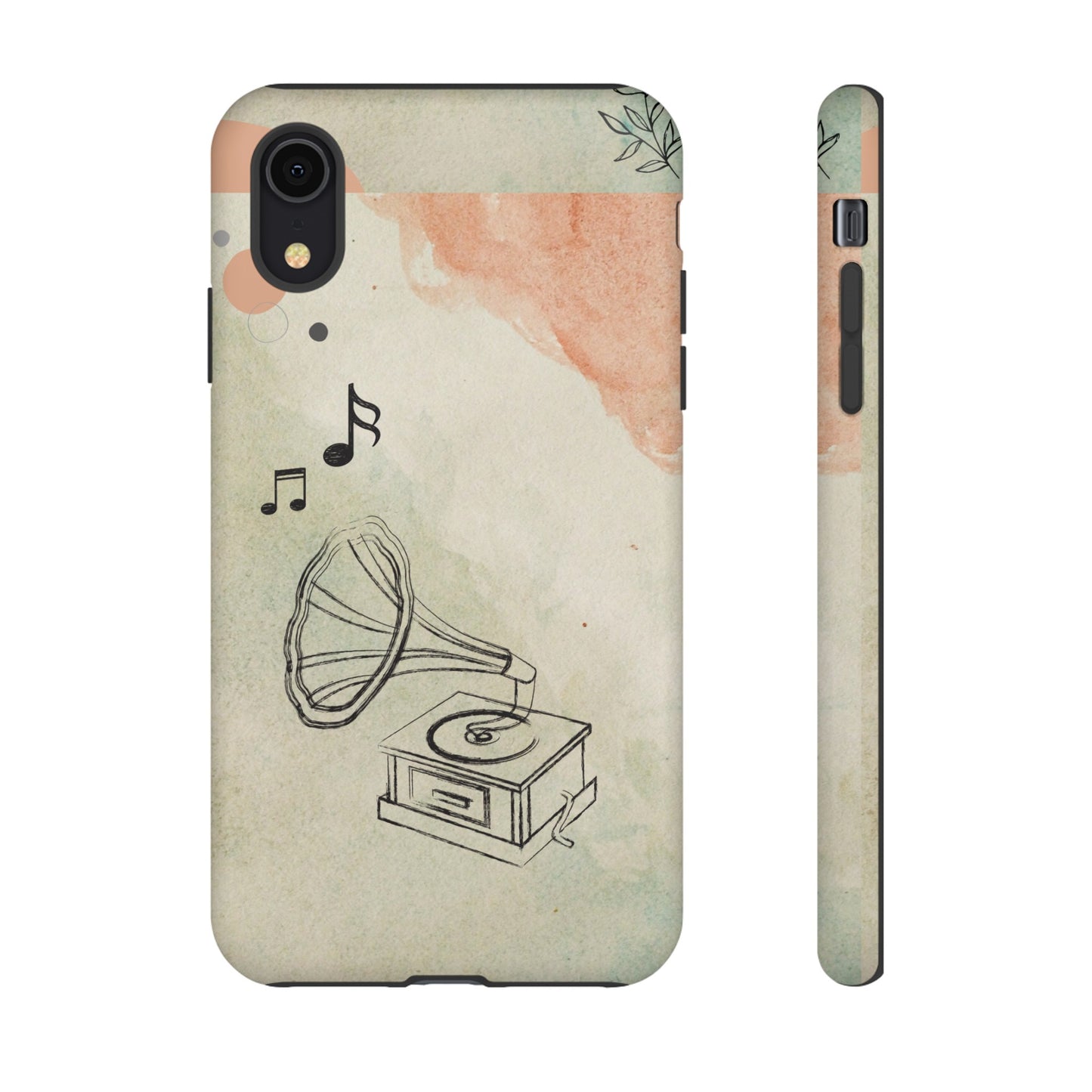 Record Player Wallpaper Phone Case | iPhone 15 Plus/ Pro, 14, 13, 12| Google Pixel 7, Pro, 5| Samsung Galaxy S23 All Major Phone Models