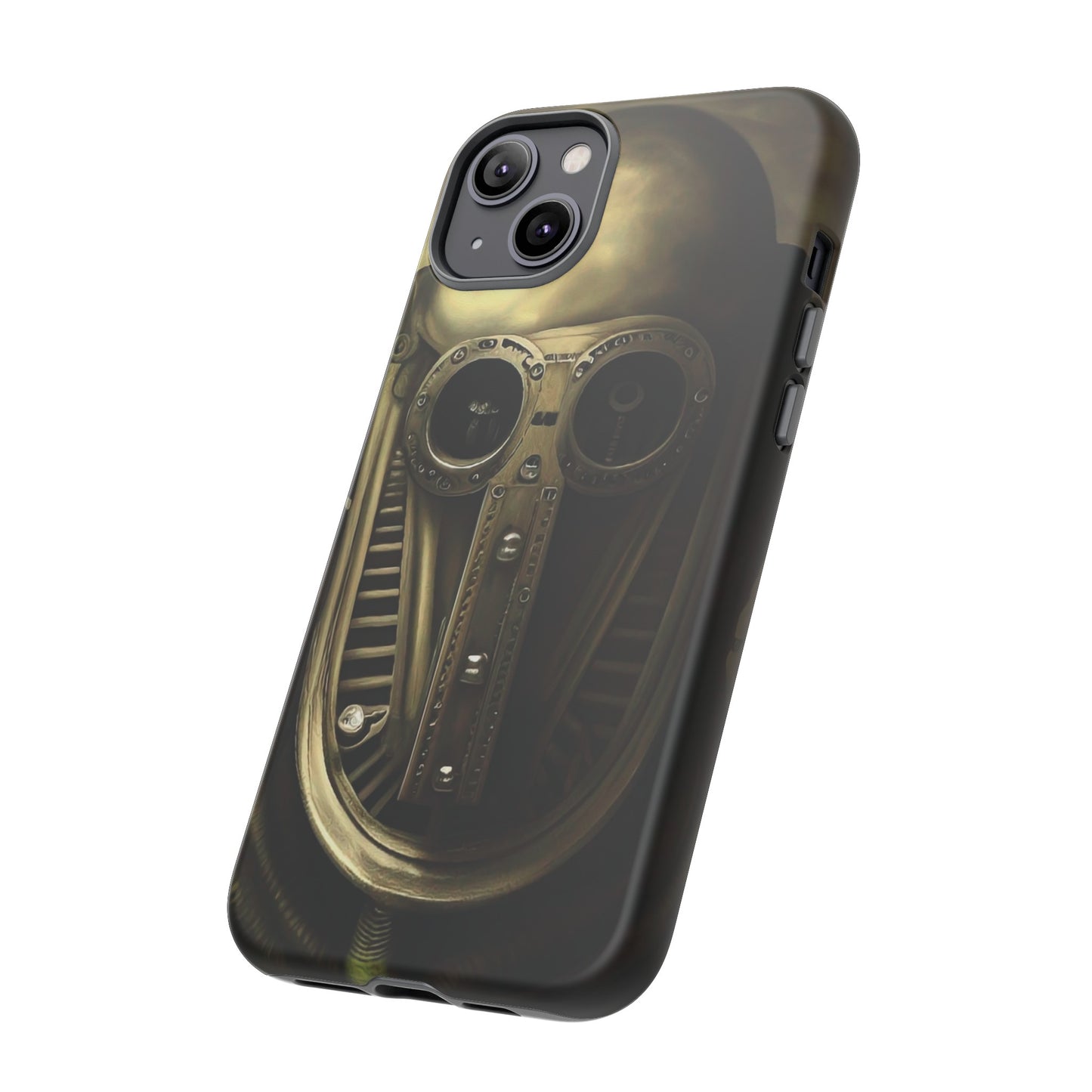 Sci-Fi Helmet Wallpaper Phone Case | iPhone 15 Plus/ Pro, 14, 13, 12| Google Pixel 7, Pro, 5| Samsung Galaxy S23 All Major Phone Models