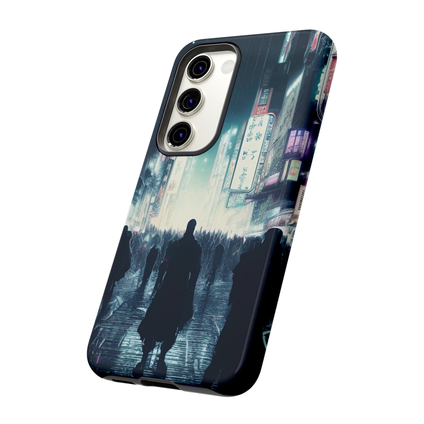 Strangers in the City Wallpaper Phone Case | iPhone 15 Plus/ Pro, 14, 13, 12| Google Pixel 7, Pro, 5| Samsung Galaxy S23 All Major Phone Models