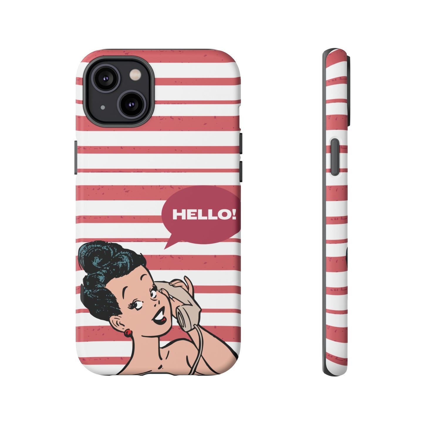 Hello! Wallpaper Phone Case | iPhone 15 Plus/ Pro, 14, 13, 12| Google Pixel 7, Pro, 5| Samsung Galaxy S23 All Major Phone Models