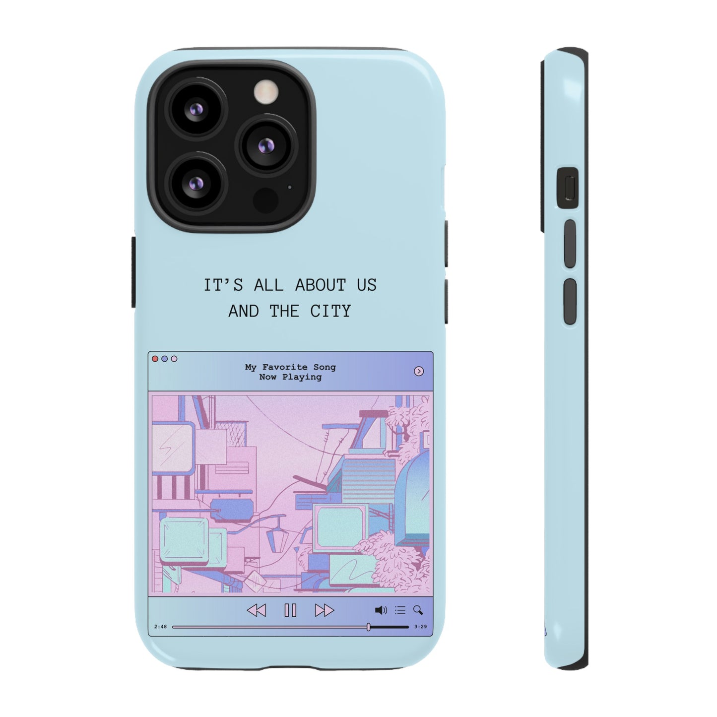 Us And The City Phone Case | iPhone 15 Plus/ Pro, 14, 13, 12| Google Pixel 7, Pro, 5| Samsung Galaxy S23 All Major Phone Models