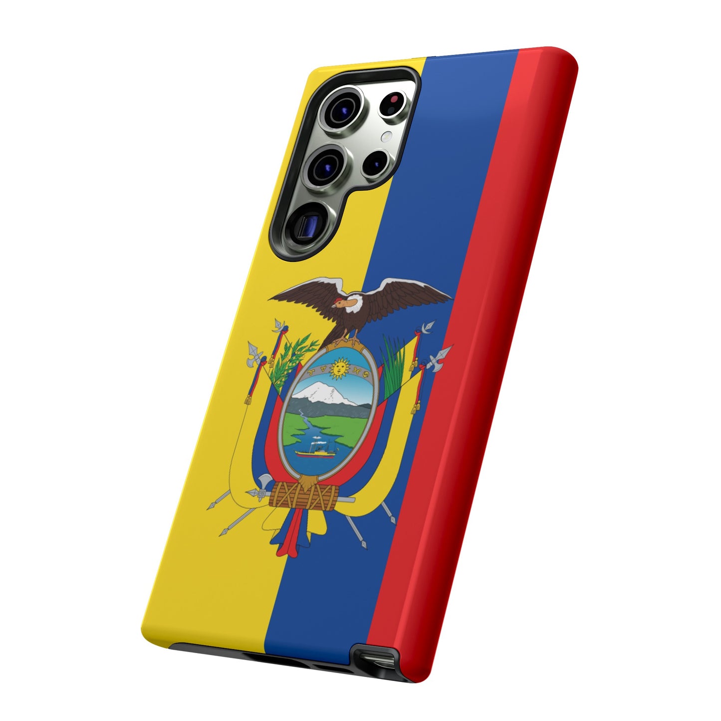 Ecuador Flag Phone Case | iPhone 15 Plus/ Pro, 14, 13, 12| Google Pixel 7, Pro, 5| Samsung Galaxy S23 All Major Phone Models